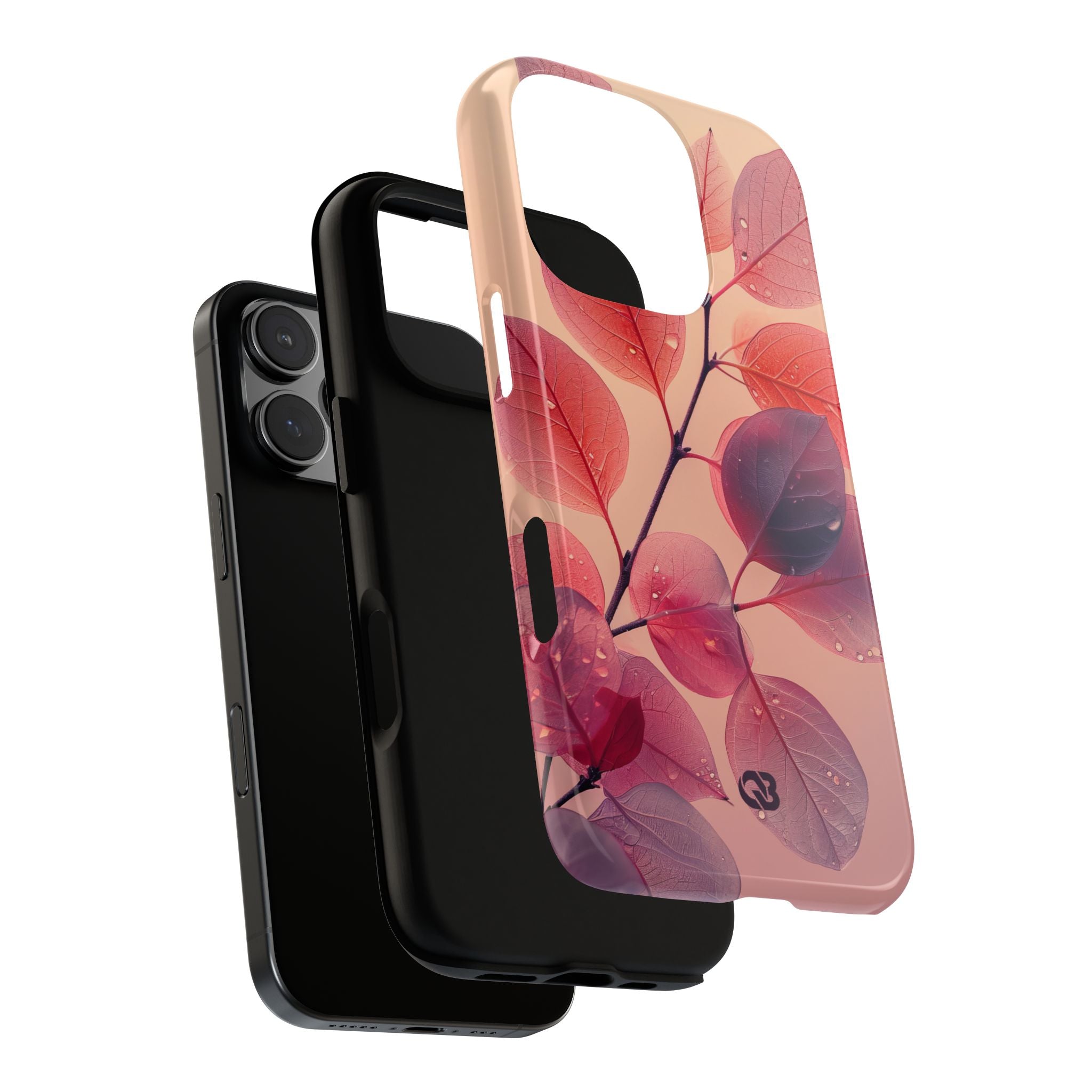 Dewy Magenta Foliage · Tough Phone Case for iPhone