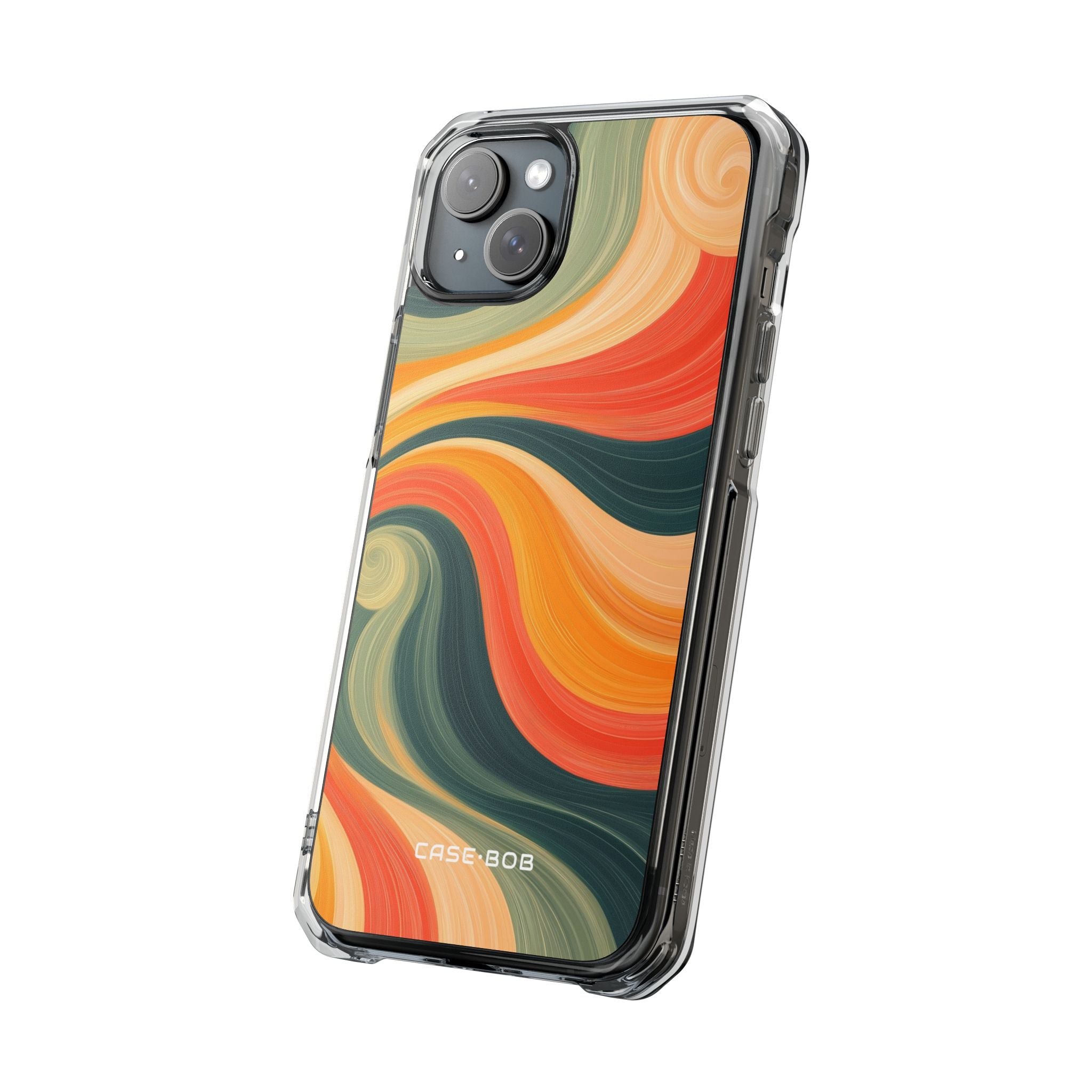 Swirling Ember iPhone 15 Plus Case - Impact