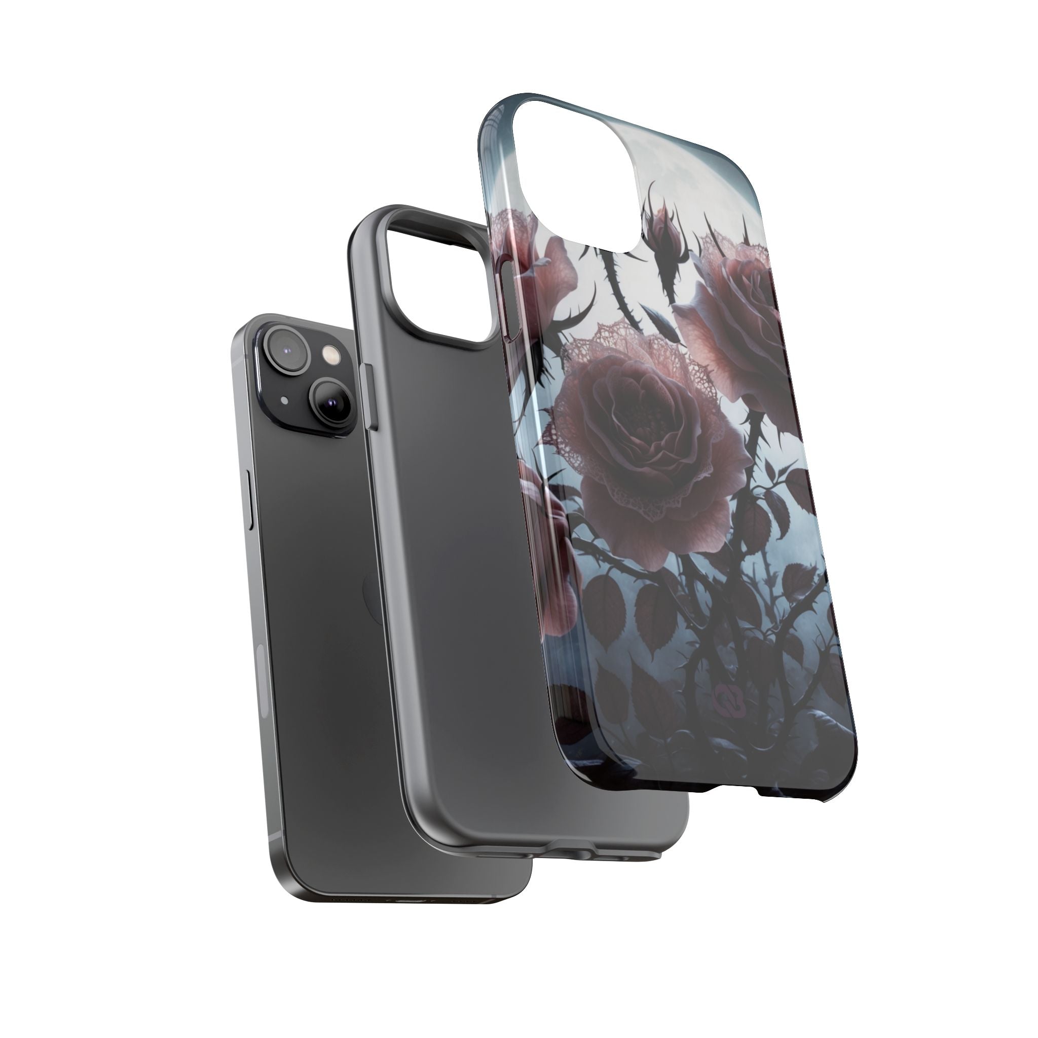 Lunar Lace Petals · Tough Coque de téléphone pour iPhone