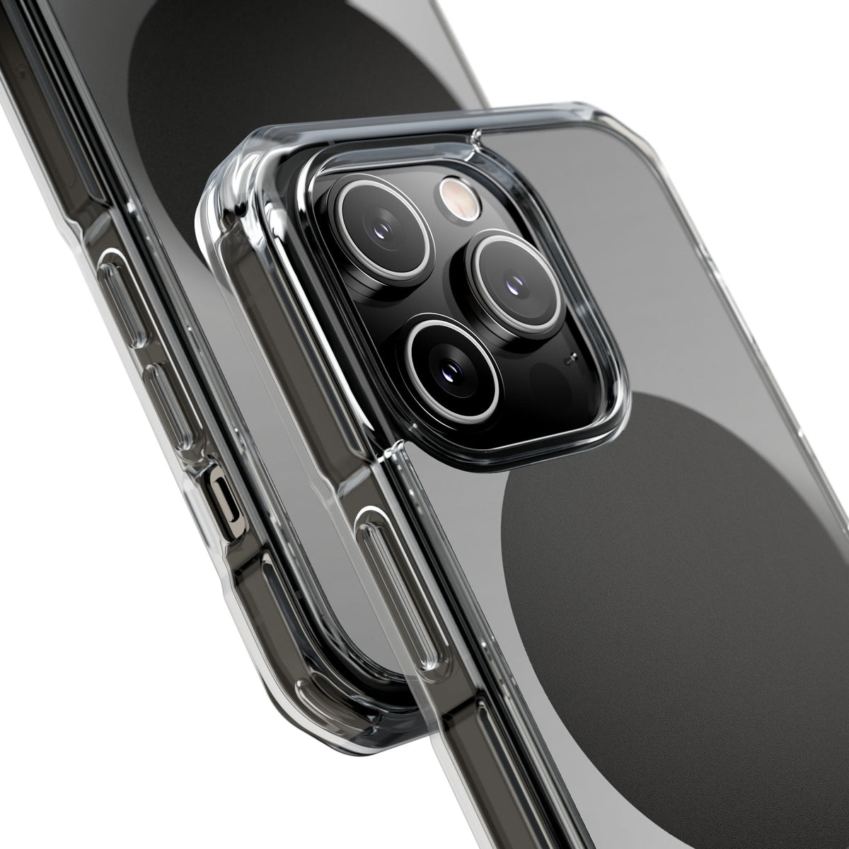 Grey Impact MagSafe Phone Case for iPhone - Matte Onyx Sphere