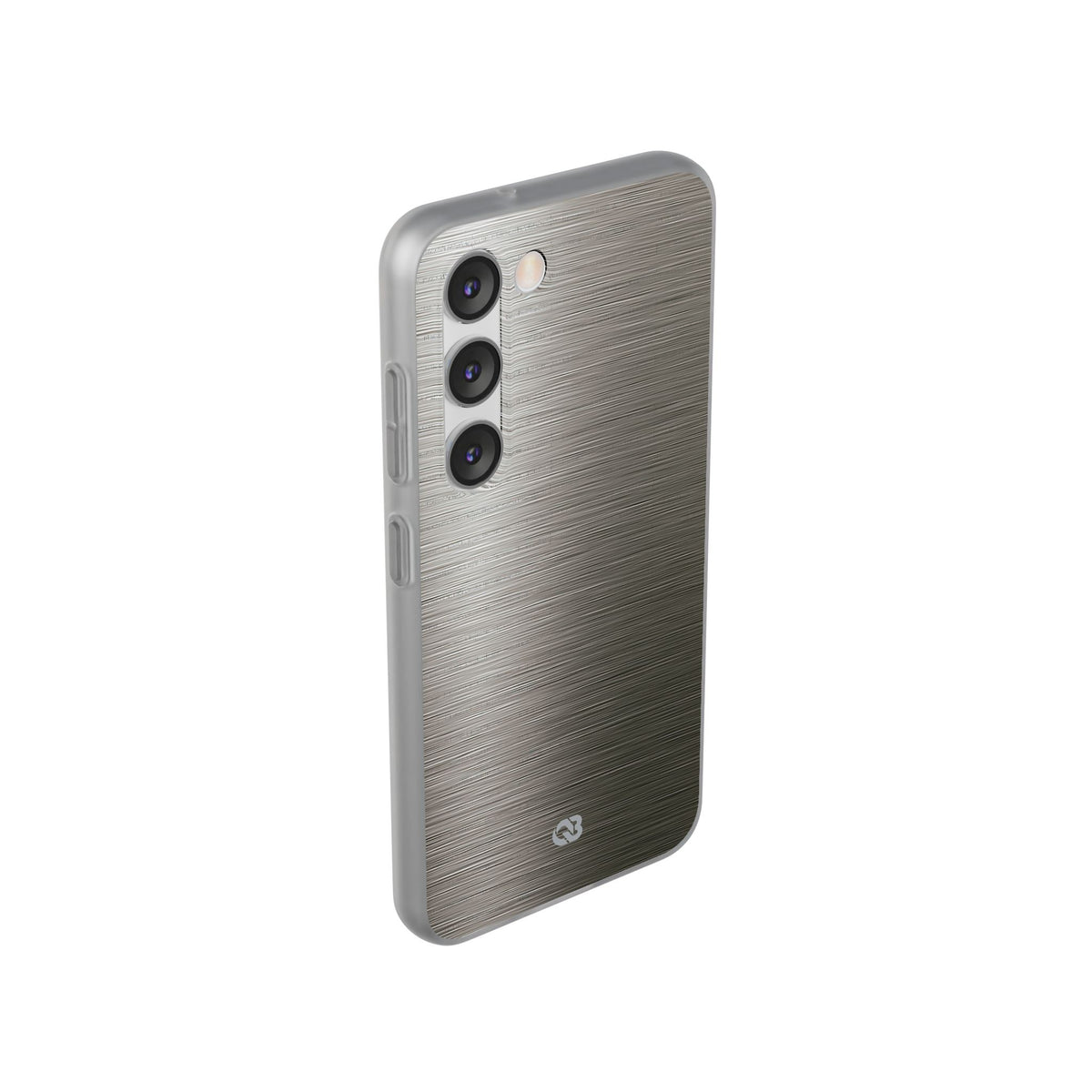 Grey Lite Phone Case for Samsung - Brushed Industrial Steel