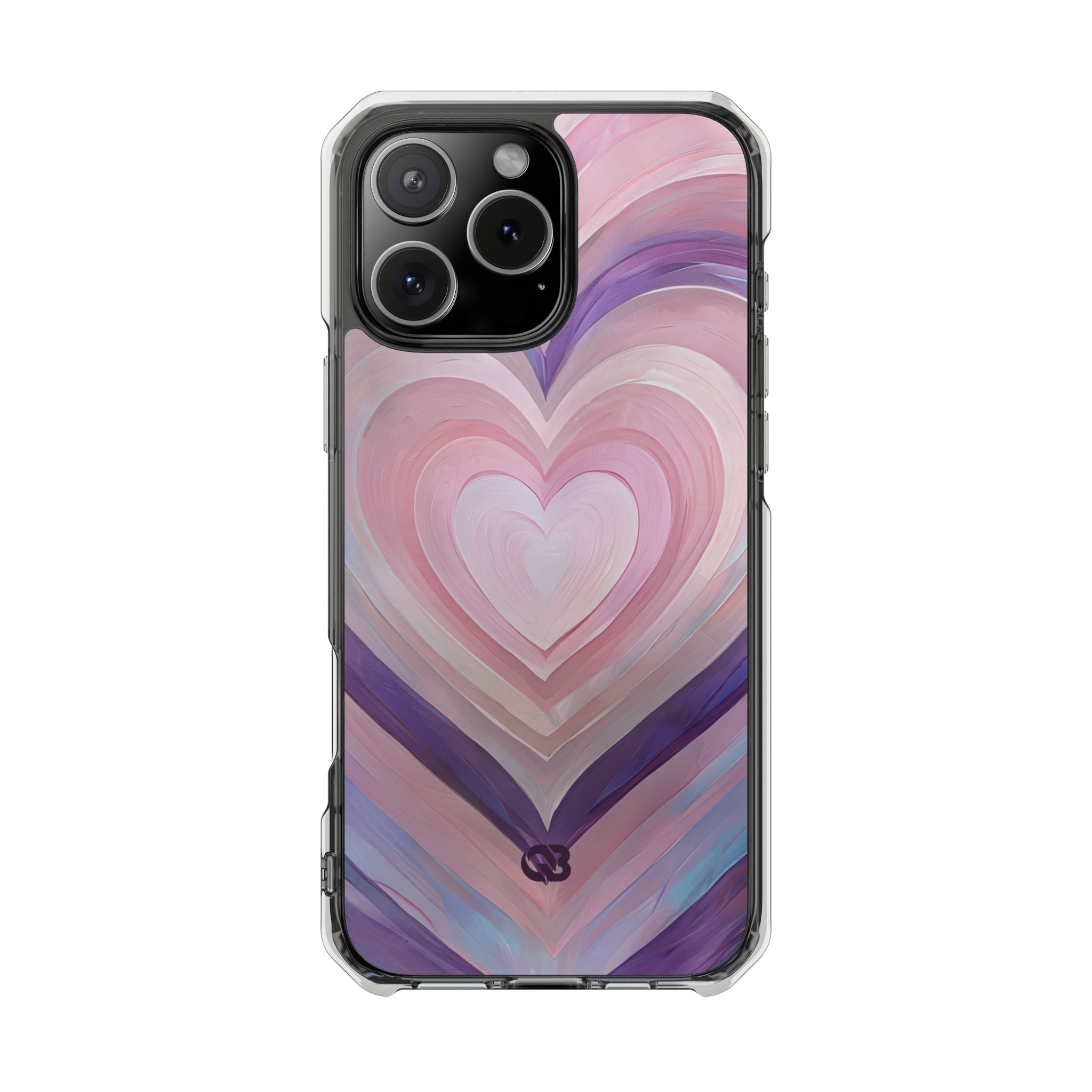 Lavender Pulse Hearts · Impact Magsafe