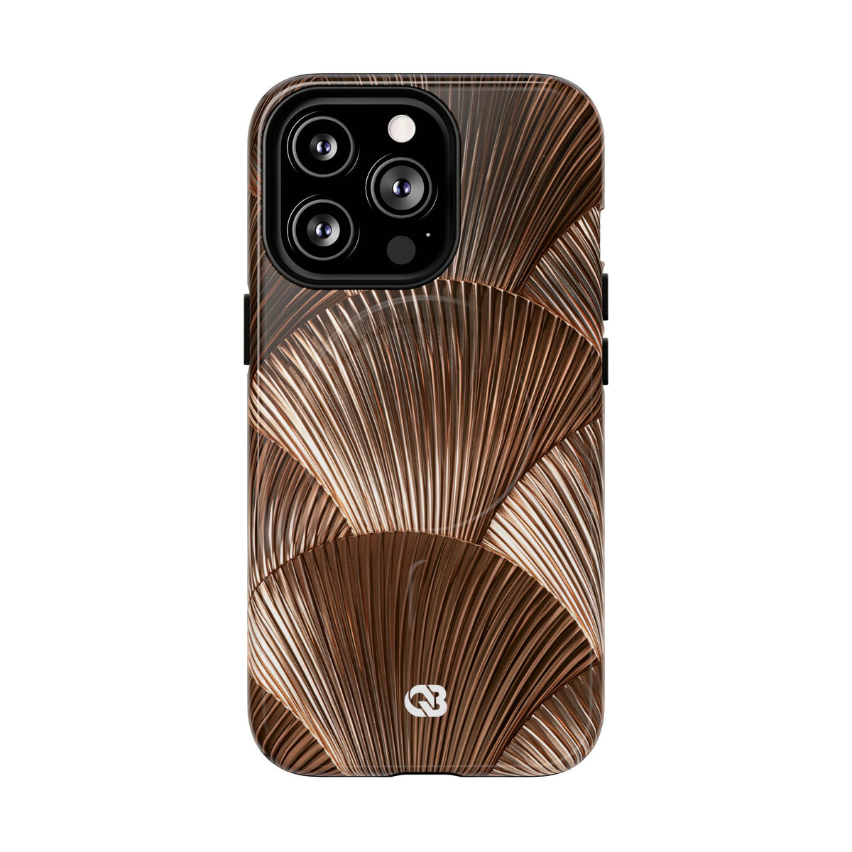 Rose Gilded Fan · Tough 2.0 Magnetic Phone Case for iPhone · Gold