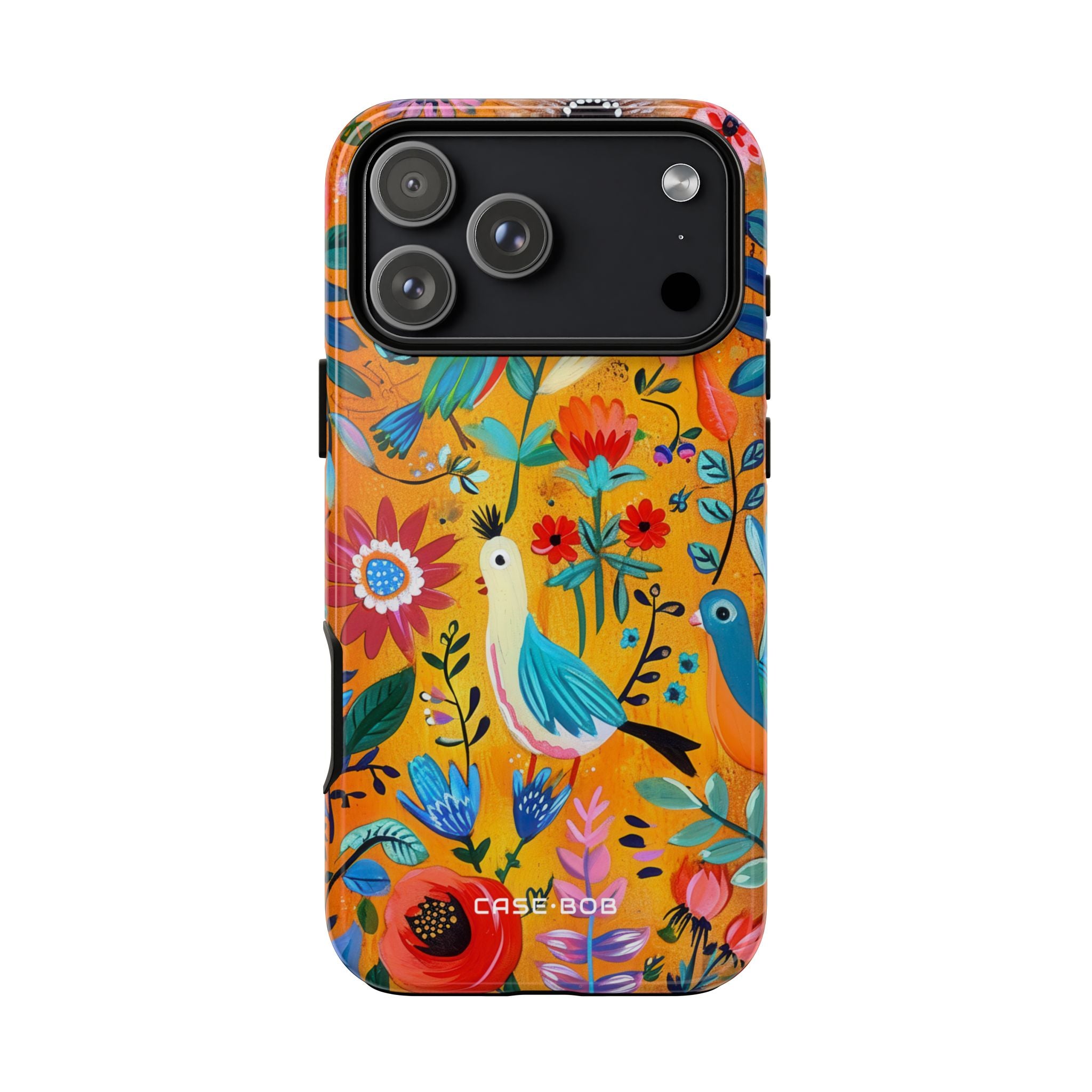 Colorful Birds Bloom iPhone 17 Pro Max Case - Tough - CASE•BOB