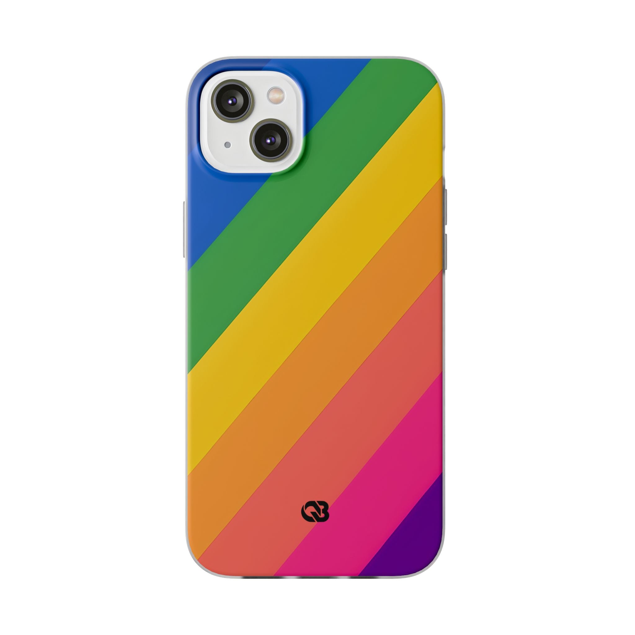 Vibrant Spectrum Slope · Soft Phone Case for iPhone