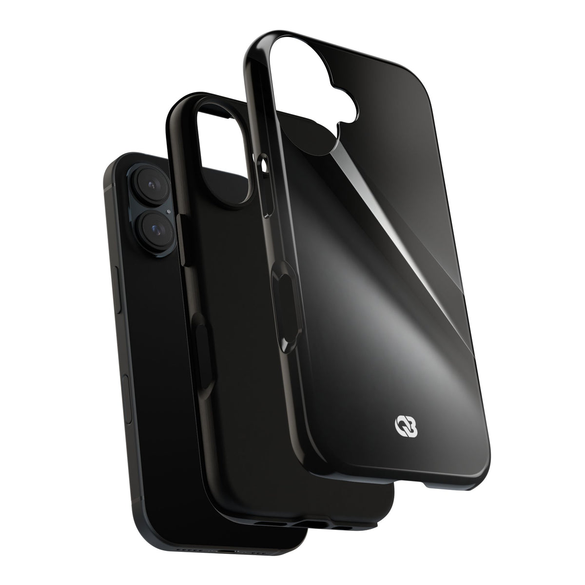 Obsidian Ridge · Tough Phone Case for iPhone · Black