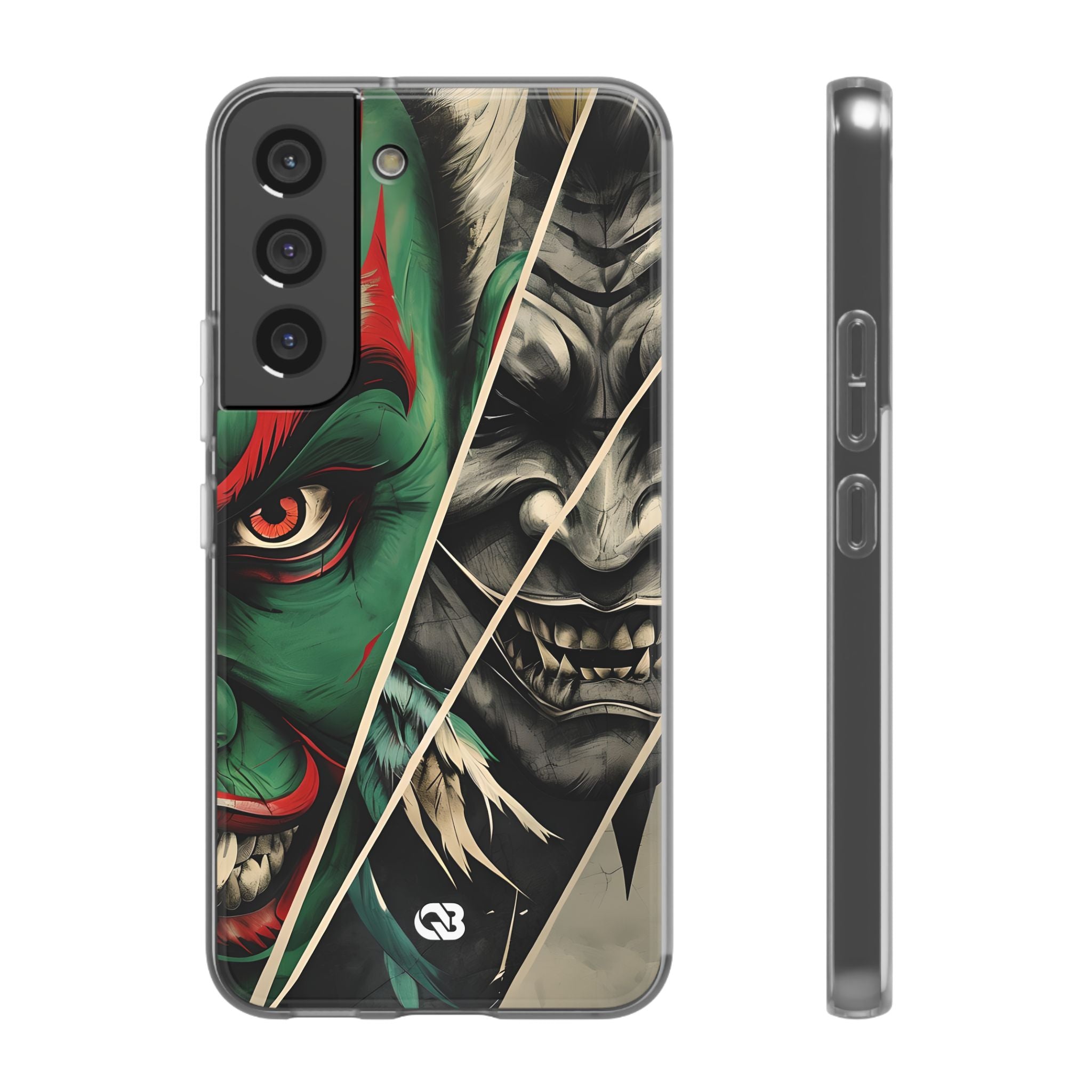 Emerald Oni Grin · Soft Phone Case for Samsung
