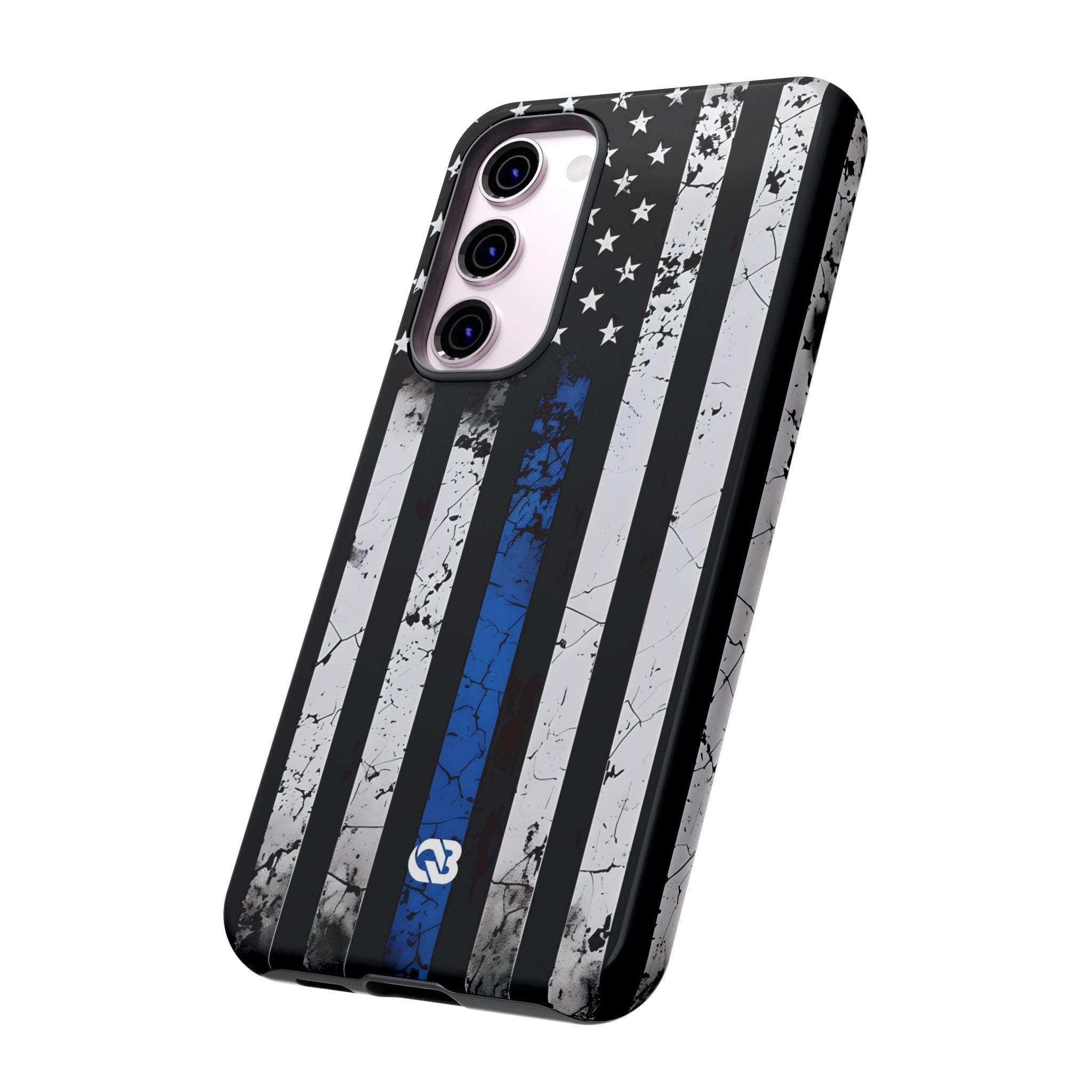 Gritty Cobalt Flag · Tough Handyhülle für Samsung
