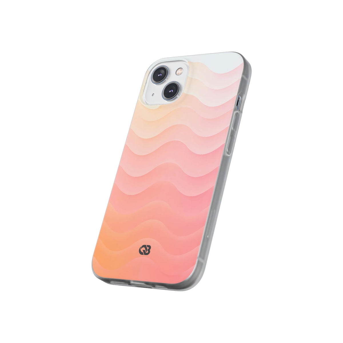 Blush Horizon Waves · Lite Phone Case for iPhone · Pink