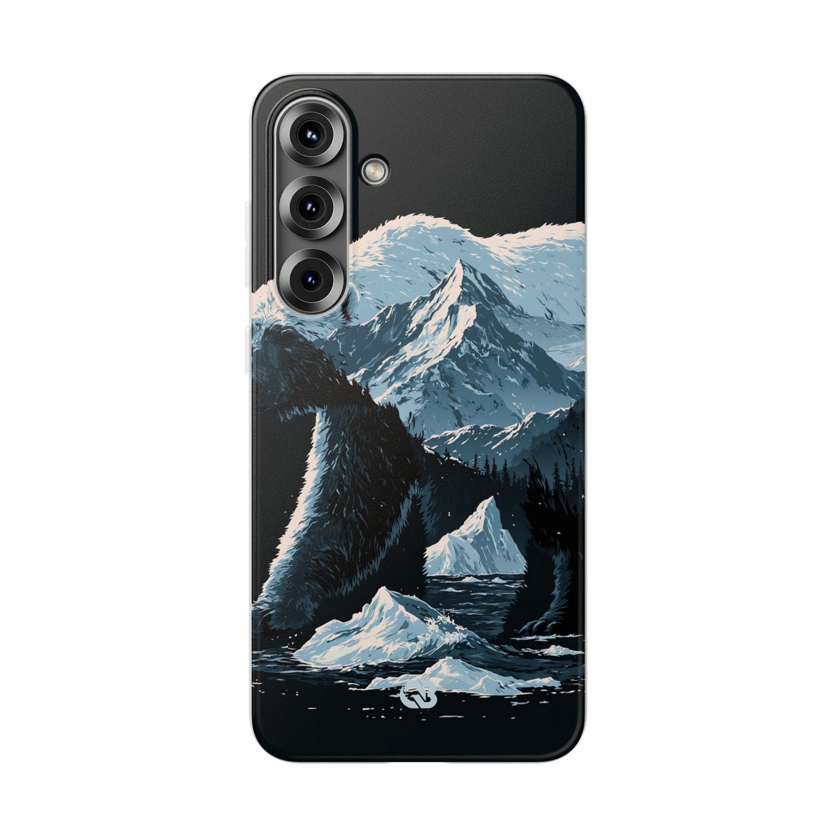 Nordic Arctic Bear · Lite Phone Case for Samsung · Black