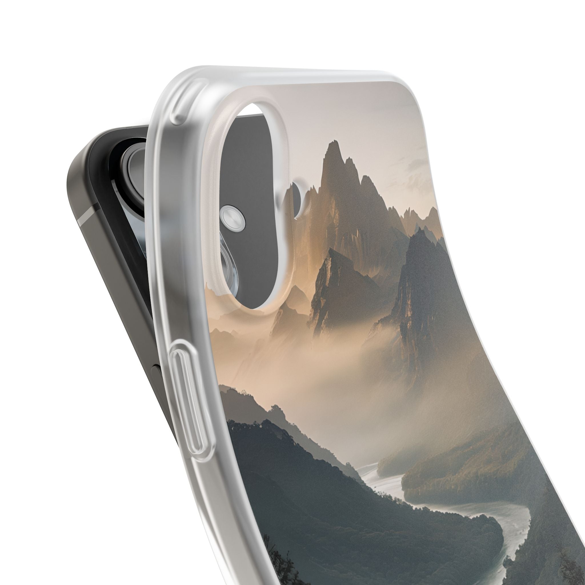 Golden Summit Valley · Soft Phone Case for iPhone