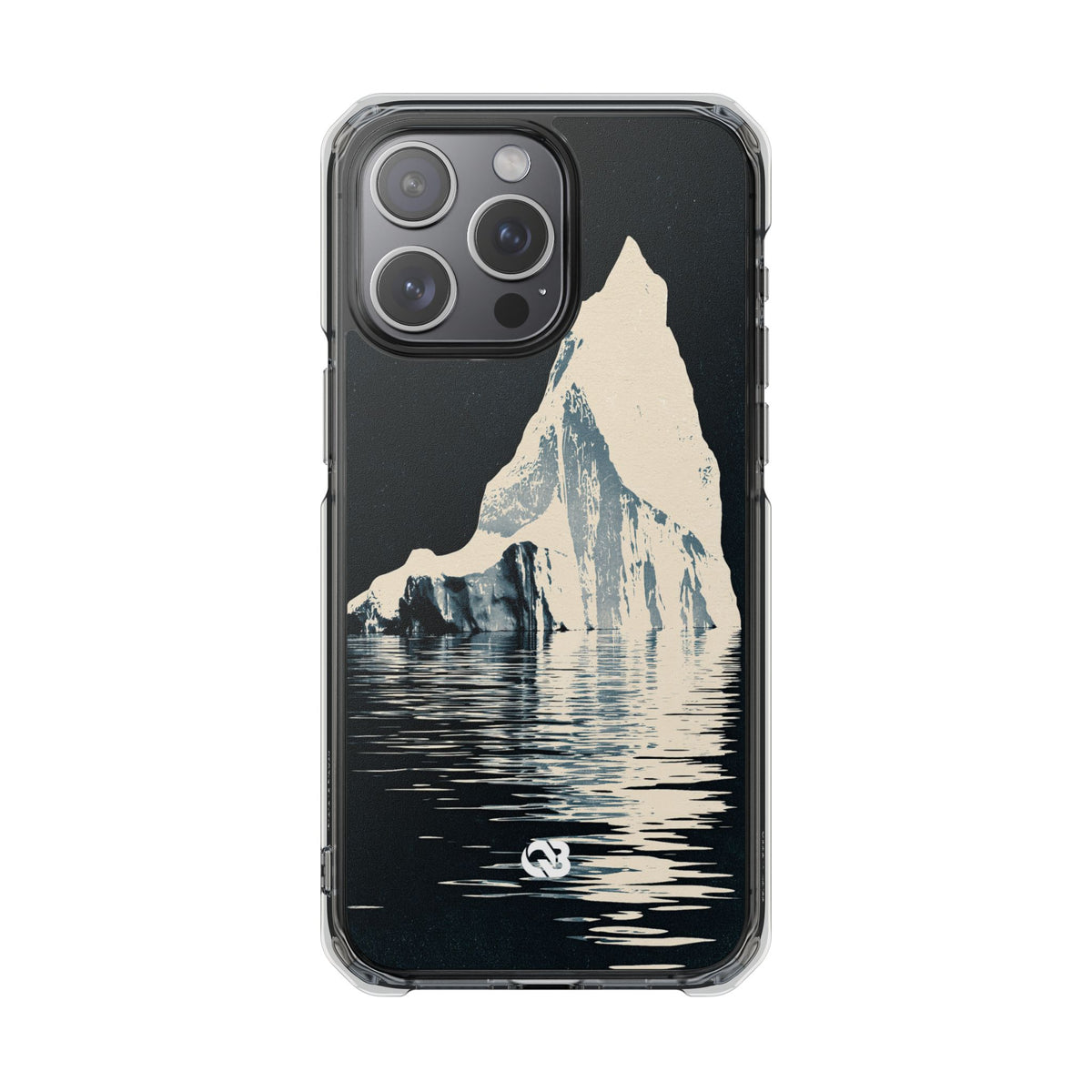 Blue Impact MagSafe Phone Case for iPhone - Frozen Navy Monolith