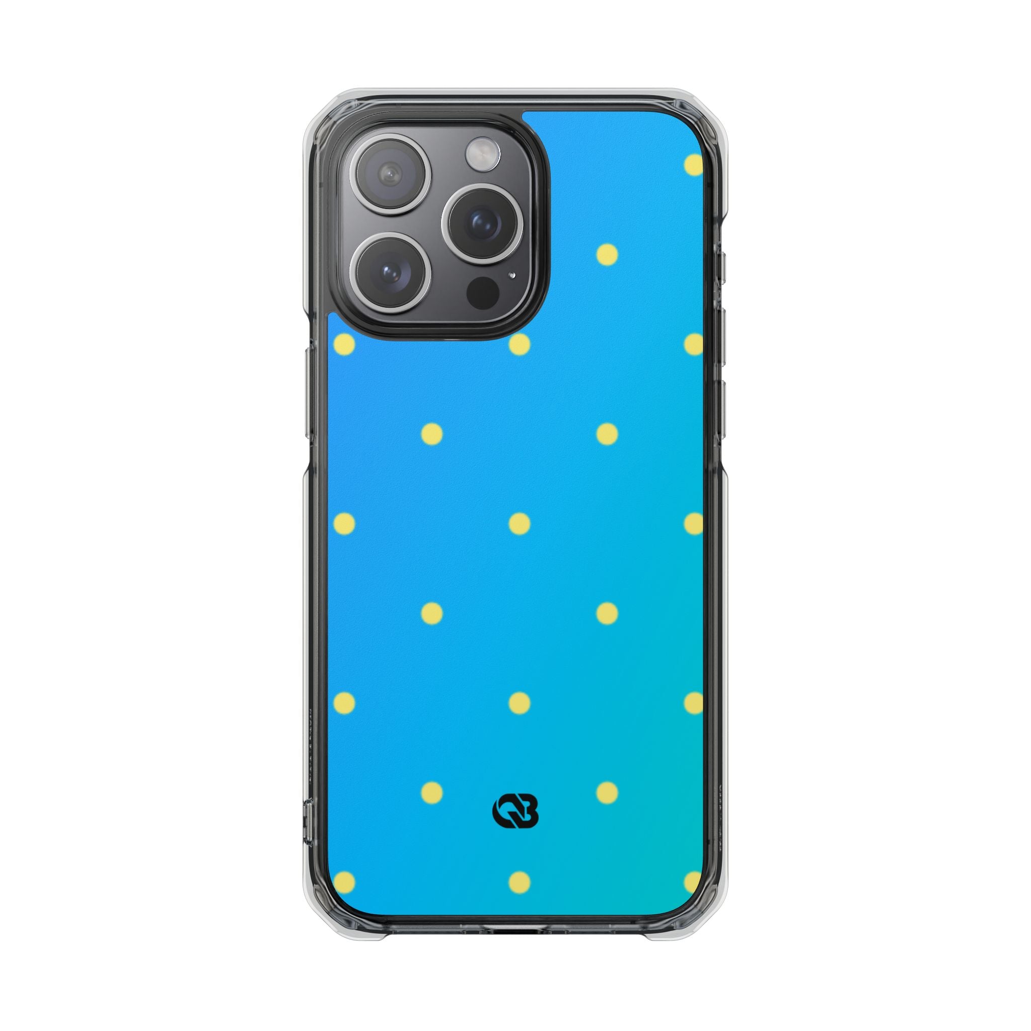 Cyan Sun Dots · Impact Phone Case for iPhone · Magsafe