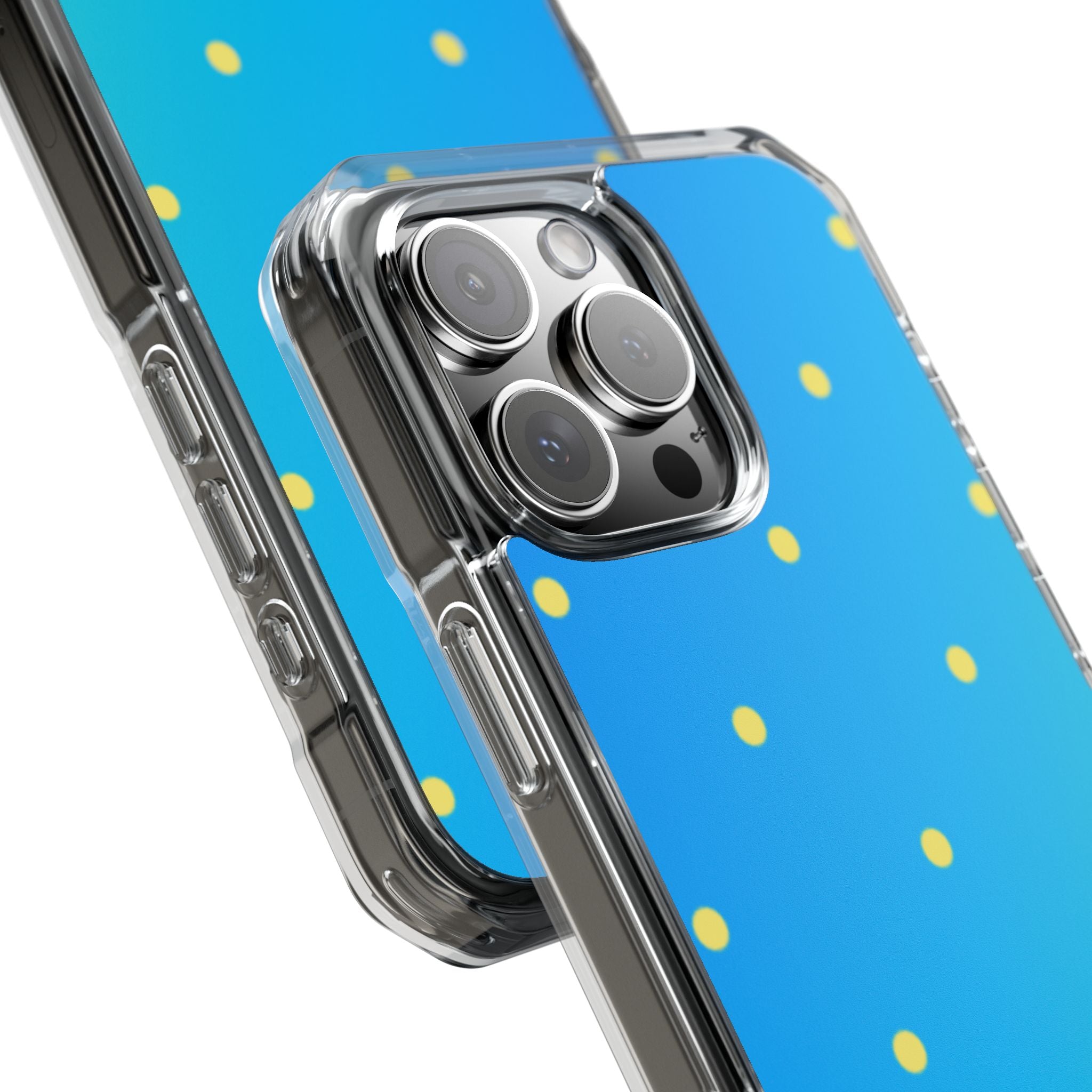 Cyan Sun Dots · Impact Θήκη για iPhone · Magsafe
