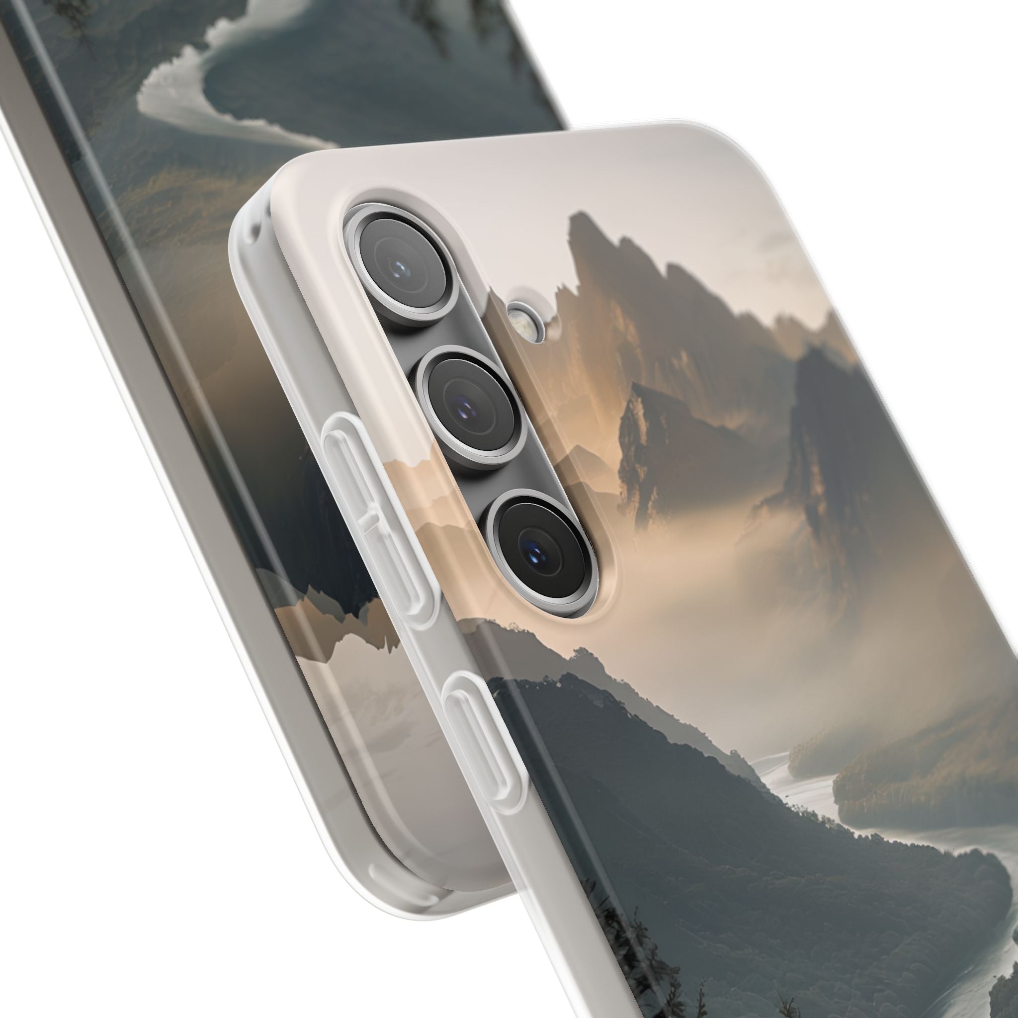 Golden Summit Valley · Soft Handyhülle für Samsung