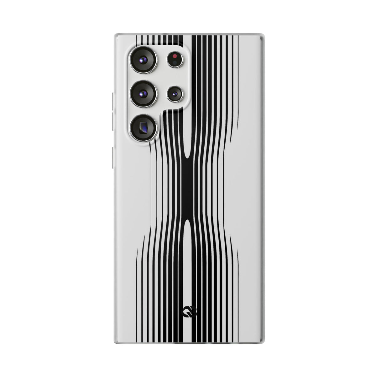 White Lite Phone Case for Samsung - Kinetic Mono Distortion