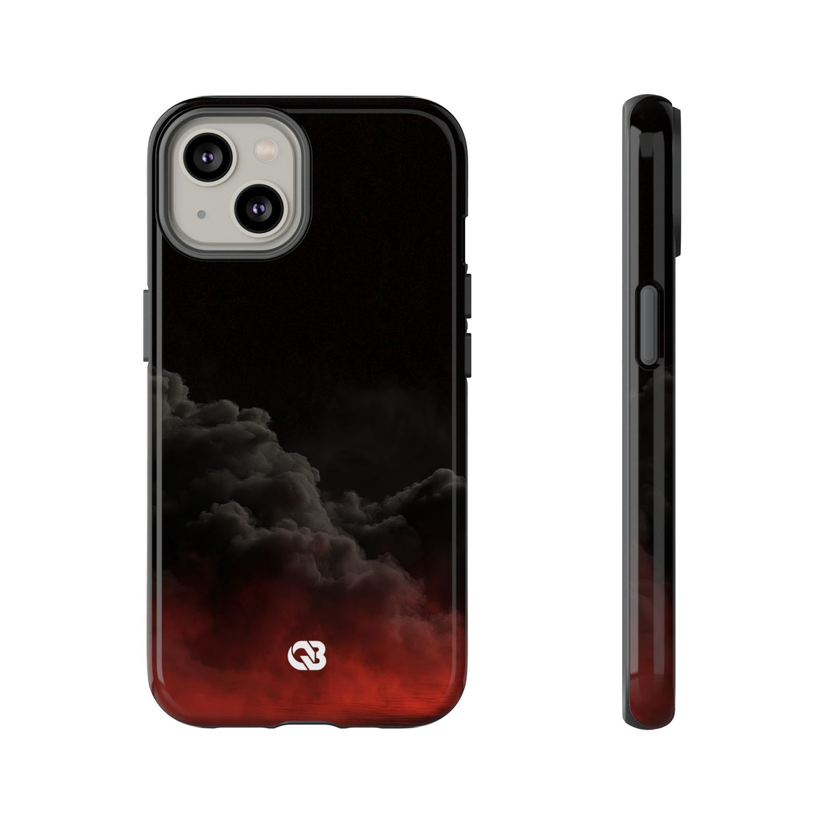 Crimson Fog Void · Tough Phone Case for iPhone · Black