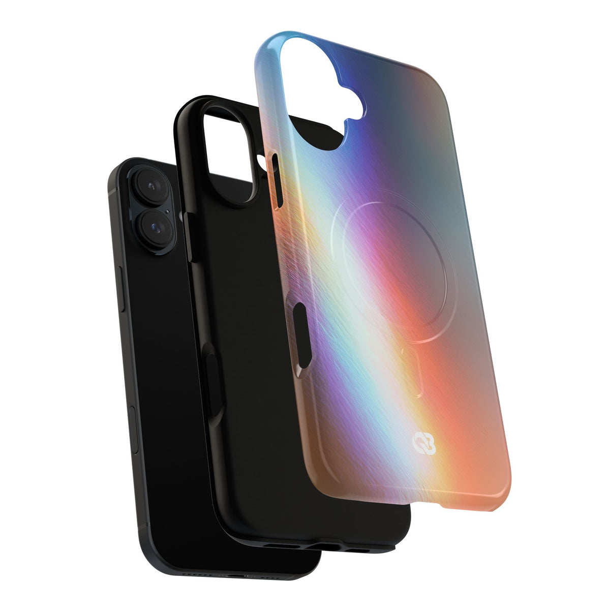 Prismatic Ray · Tough 2.0 Magnetic Phone Case for iPhone · Blue