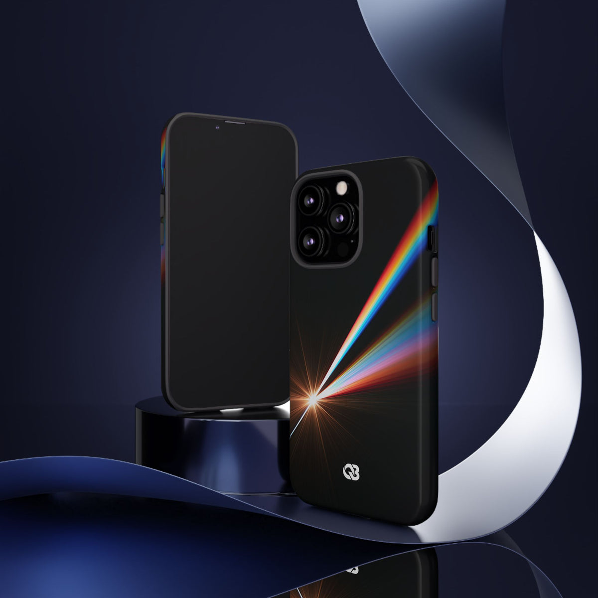 Spectral Refraction · Tough Phone Case for iPhone · Black