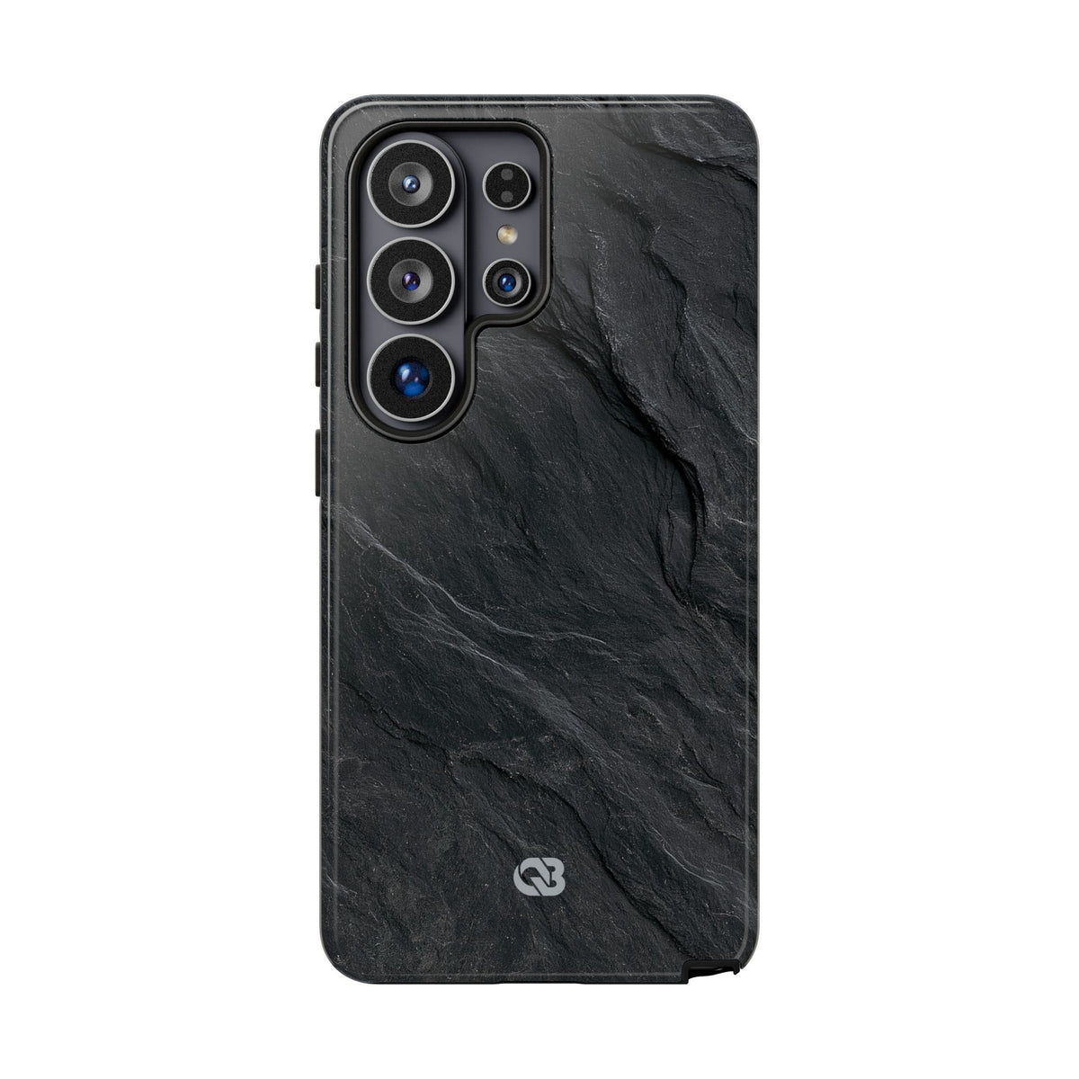 Black Tough Phone Case for Samsung - Midnight Slate Ridge