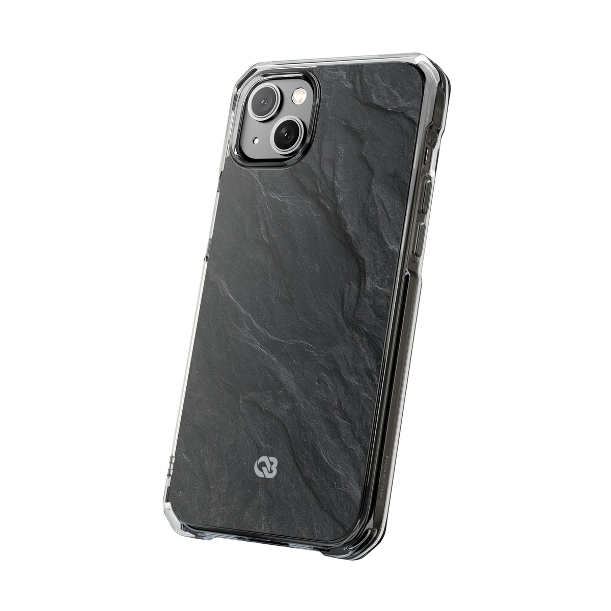 Black Impact MagSafe Phone Case for iPhone - Midnight Slate Ridge