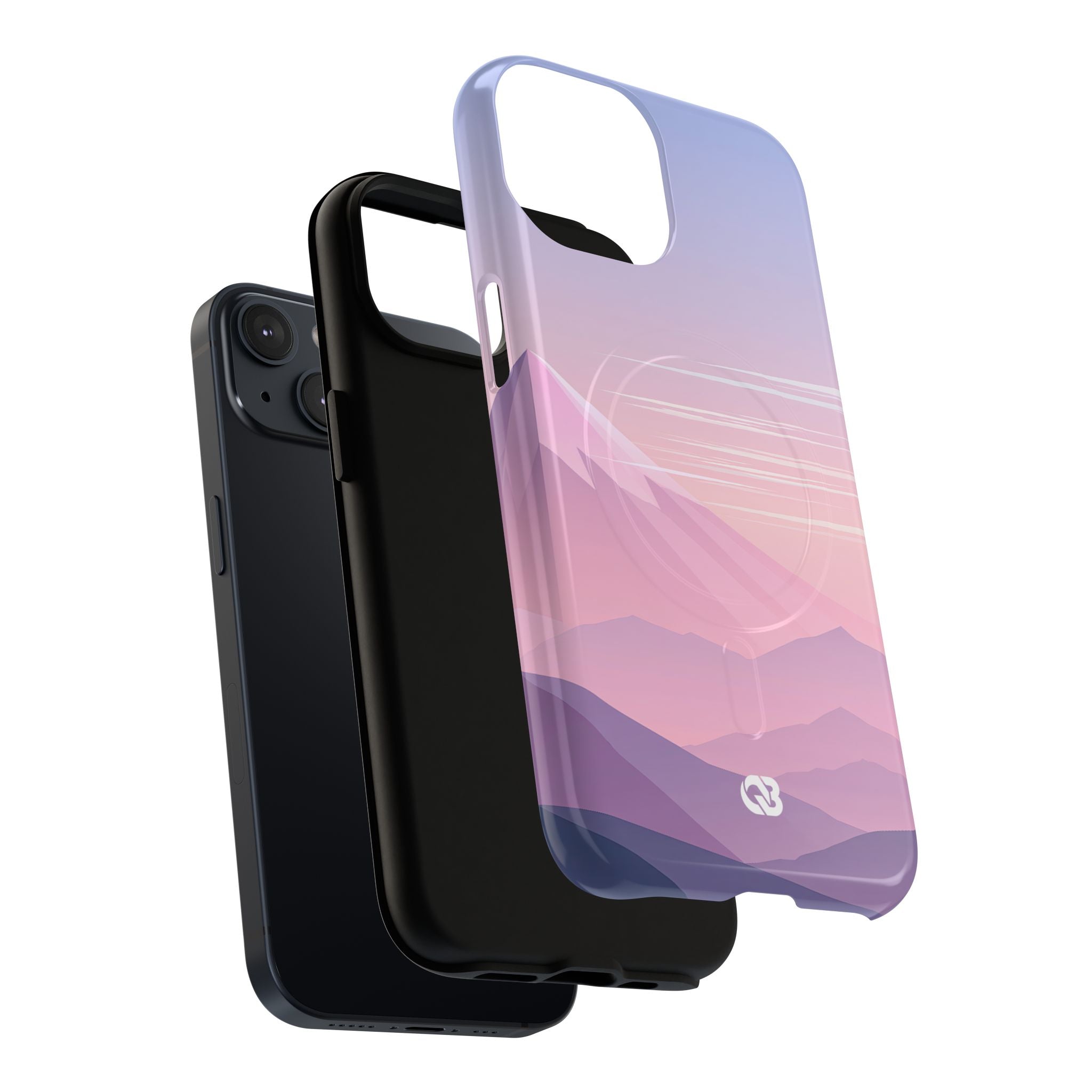 Purple Tough 2.0 Magsafe Phone Case for iPhone - Lavender Alpine Dawn