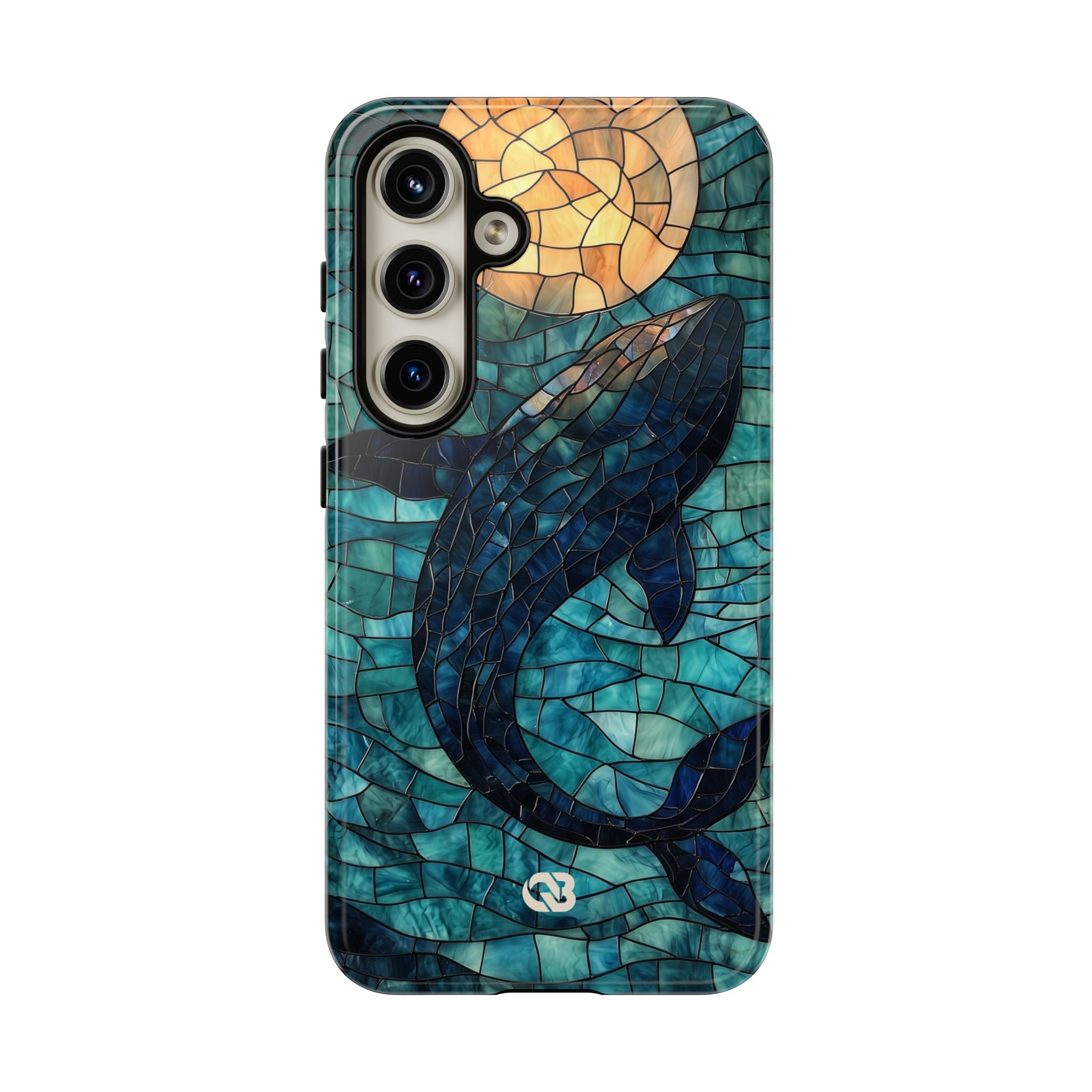 Stained Moon Whale · Tough Coque de téléphone pour Samsung