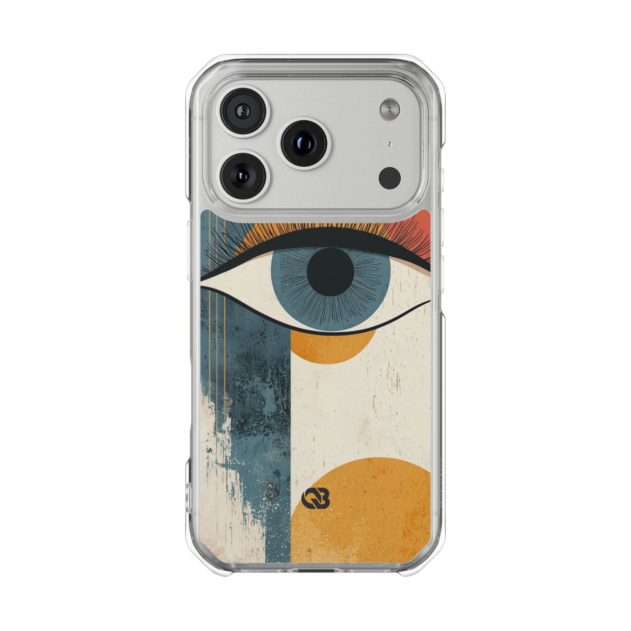 Distressed Azure Ocular · Impact Phone Case for iPhone · Magsafe