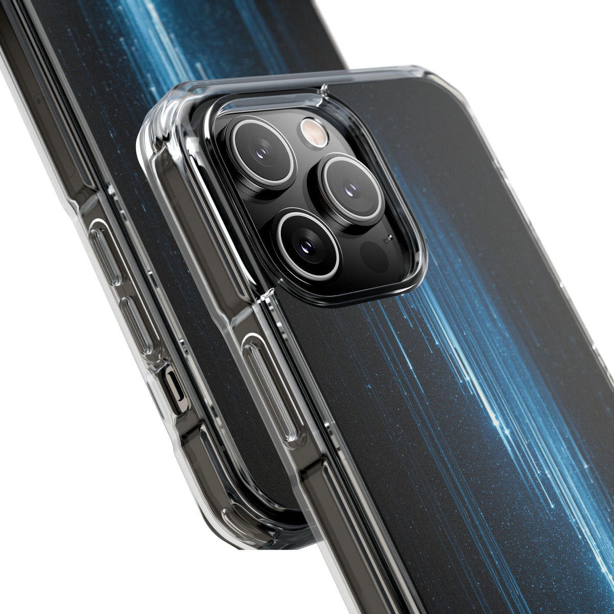 Nocturnal Cascade · Clear Impact Magnetic Phone Case for iPhone · Black