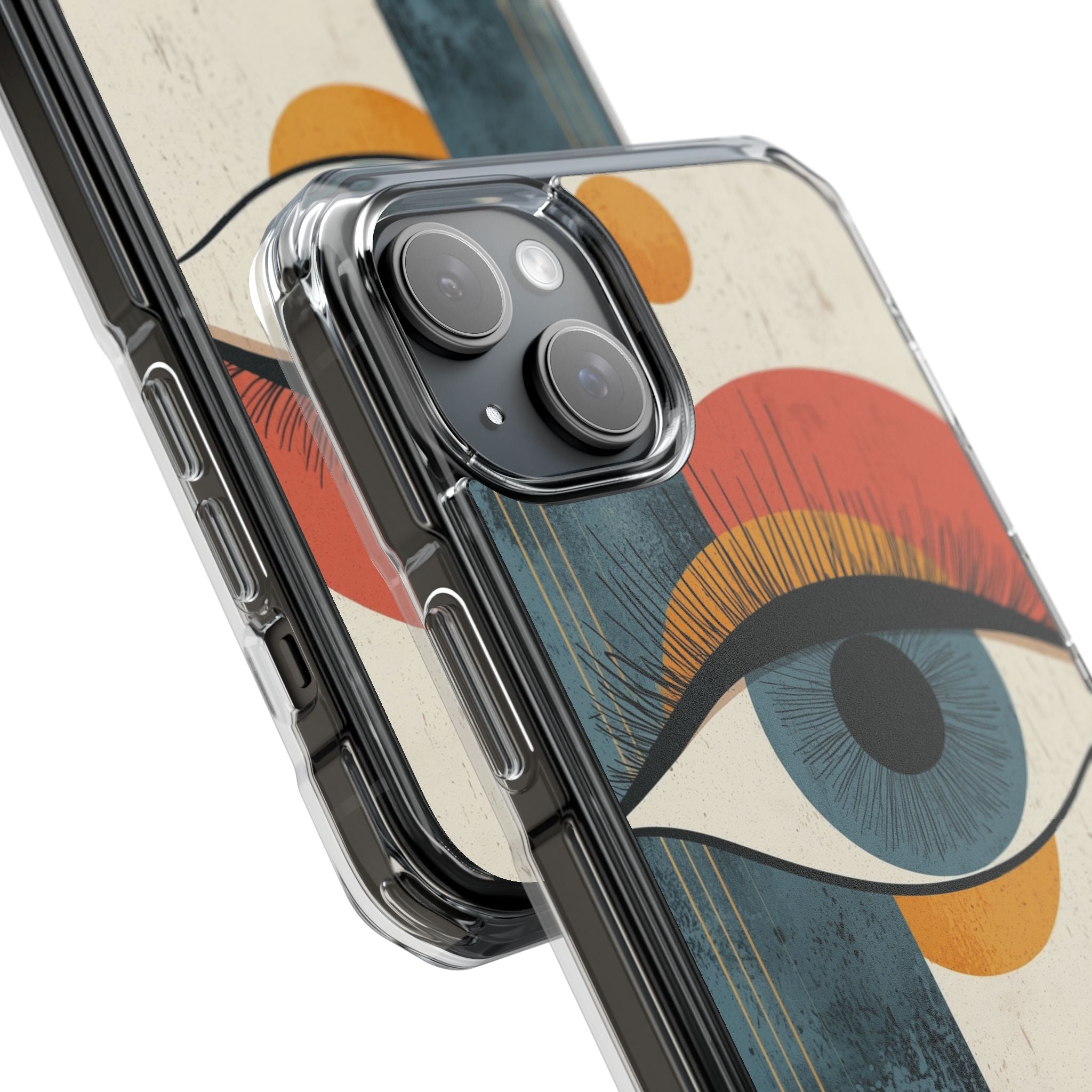 Distressed Azure Ocular · Impact Phone Case for iPhone · Magsafe