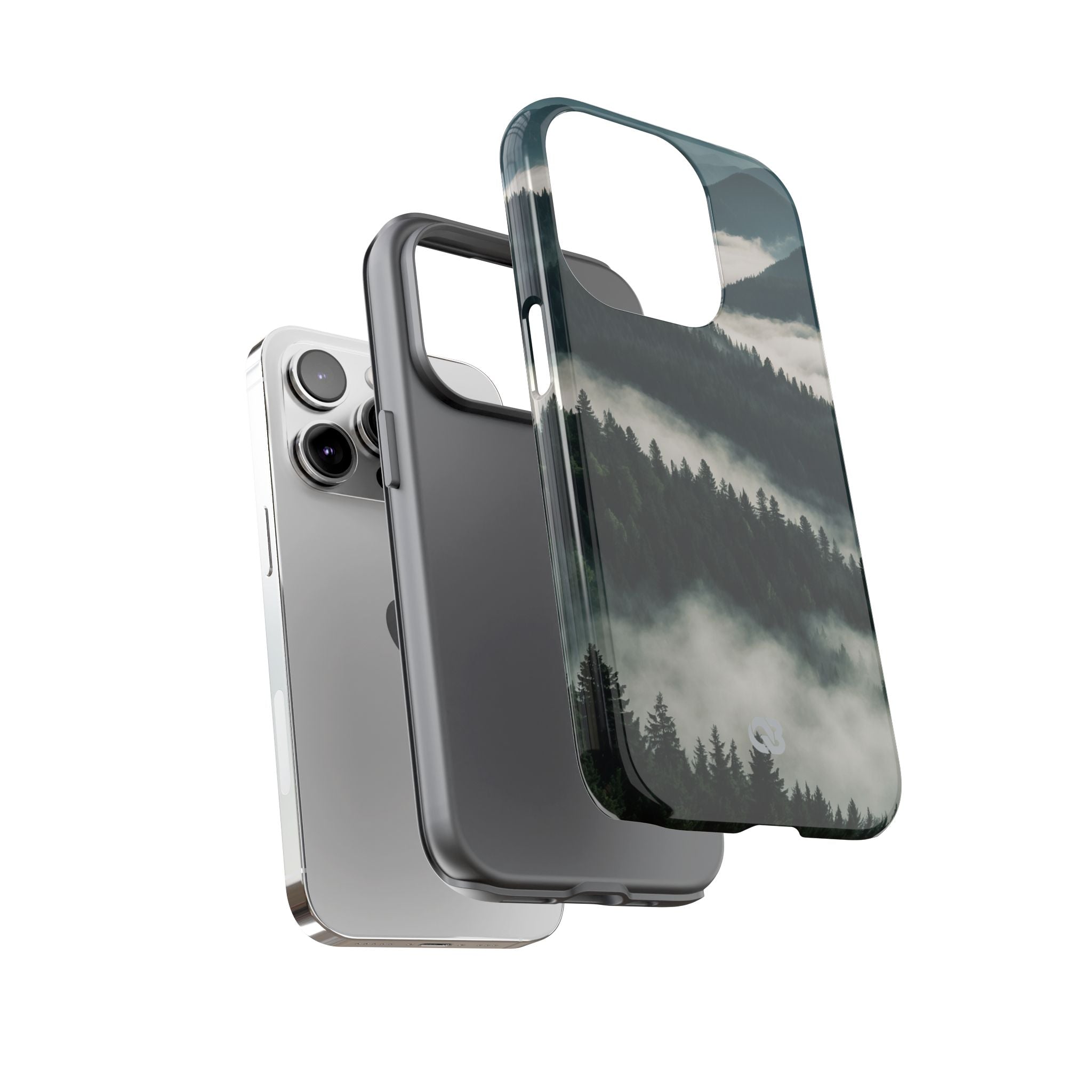 Misty Pine Peaks · Tough Phone Case for iPhone