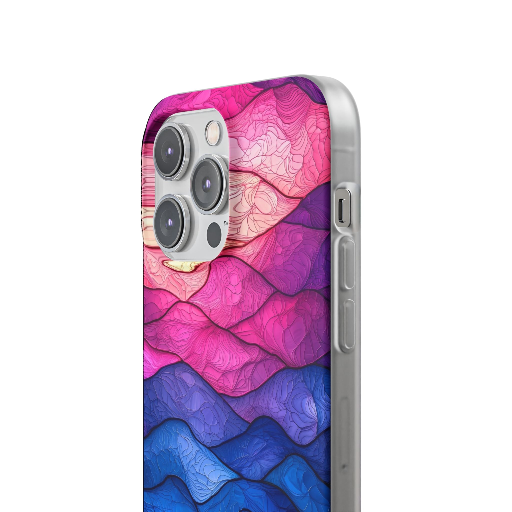 Electric Ridge Flow · Soft Phone Case for iPhone