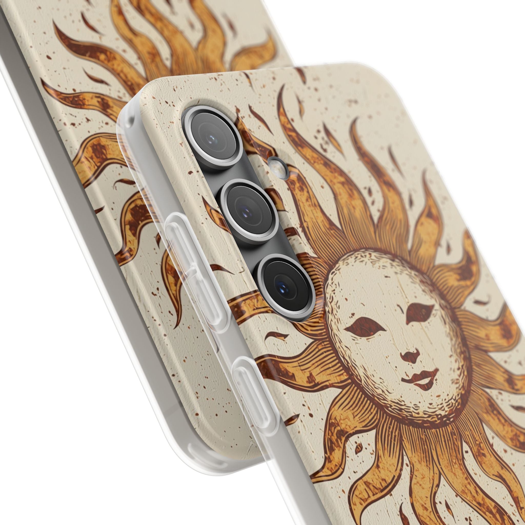 Rustic Solar Mask · Soft Phone Case for Samsung