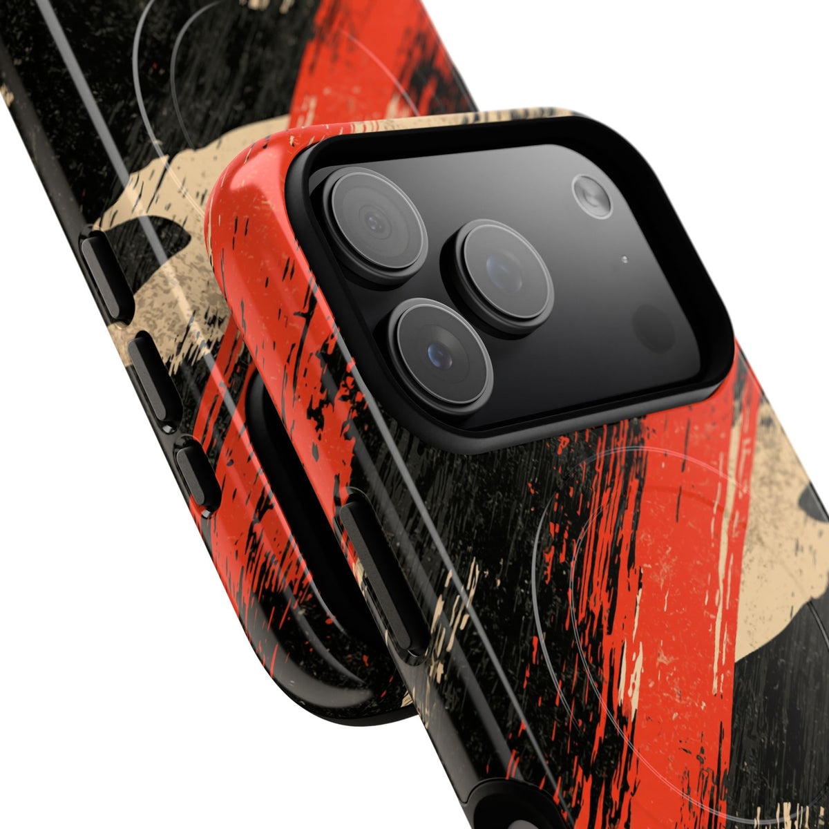 Urban Slash Camo · Tough 2.0 Magnetic Phone Case for iPhone · Black