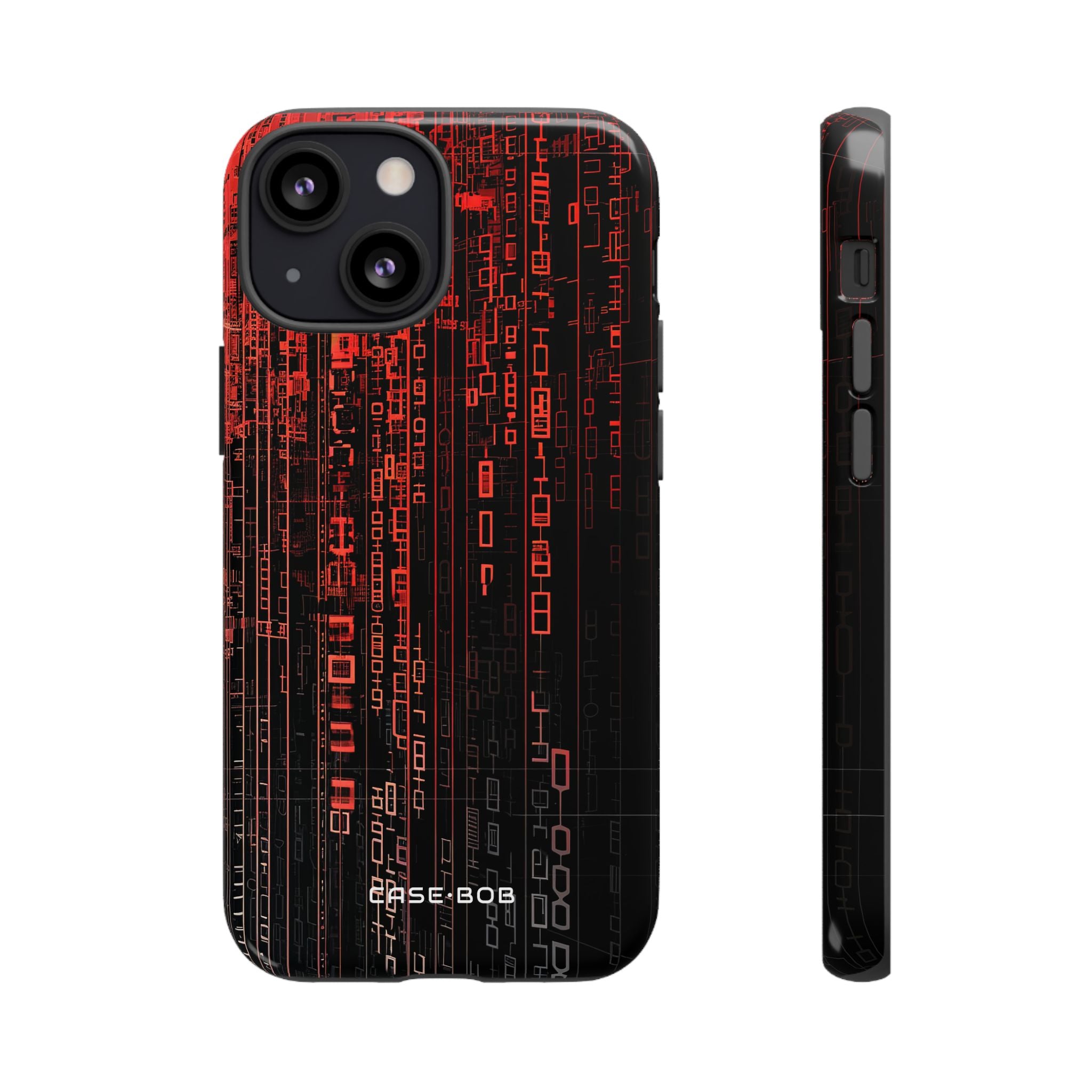 Crimson Glyphs iPhone 13 Mini Case - Tough