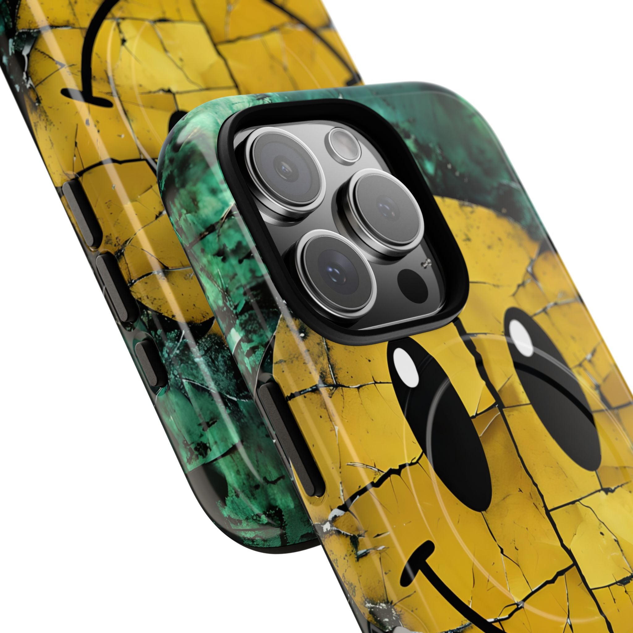Fractured Yellow Grin · Tough+ Magsafe