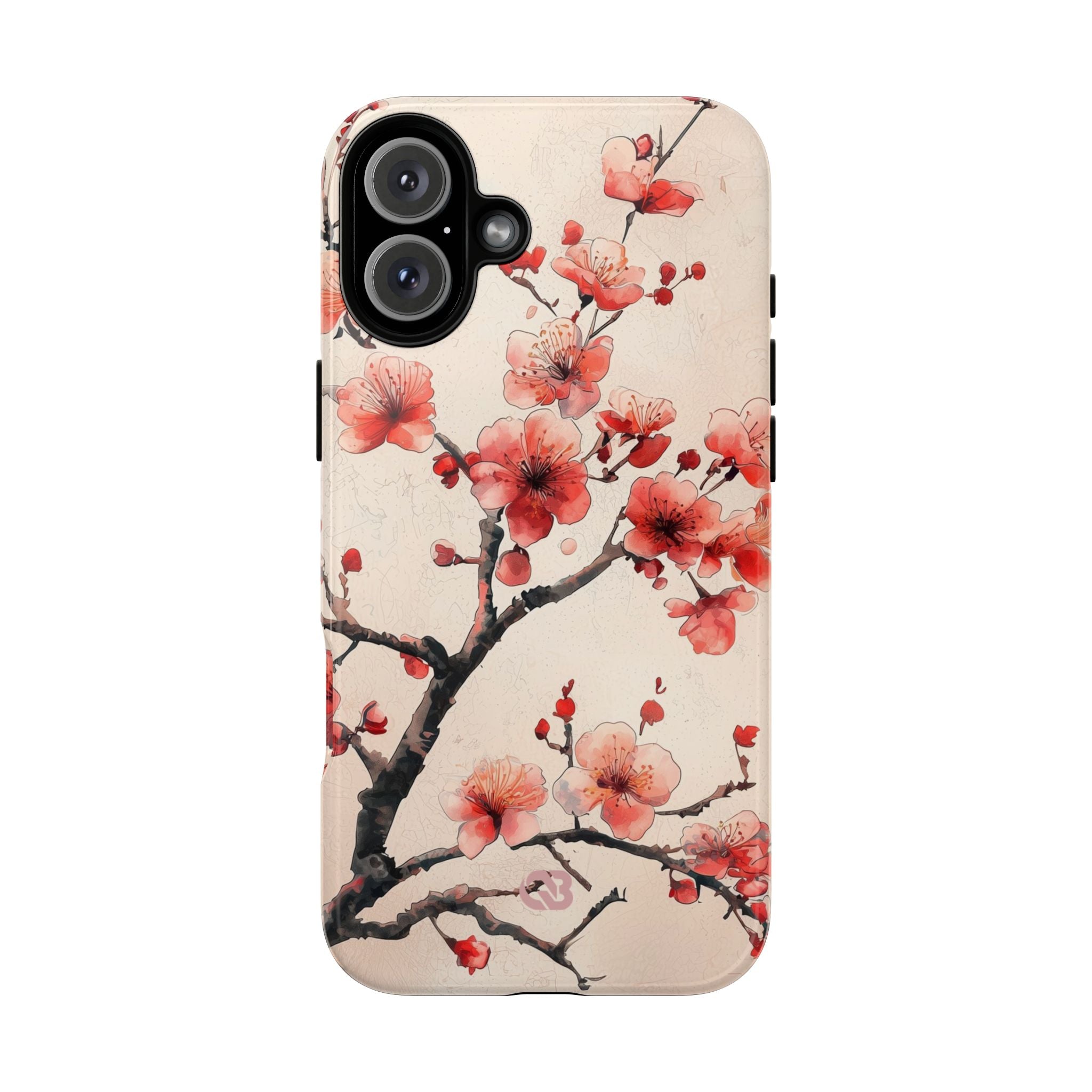 Crimson Silk Flora · Tough Handyhülle für iPhone