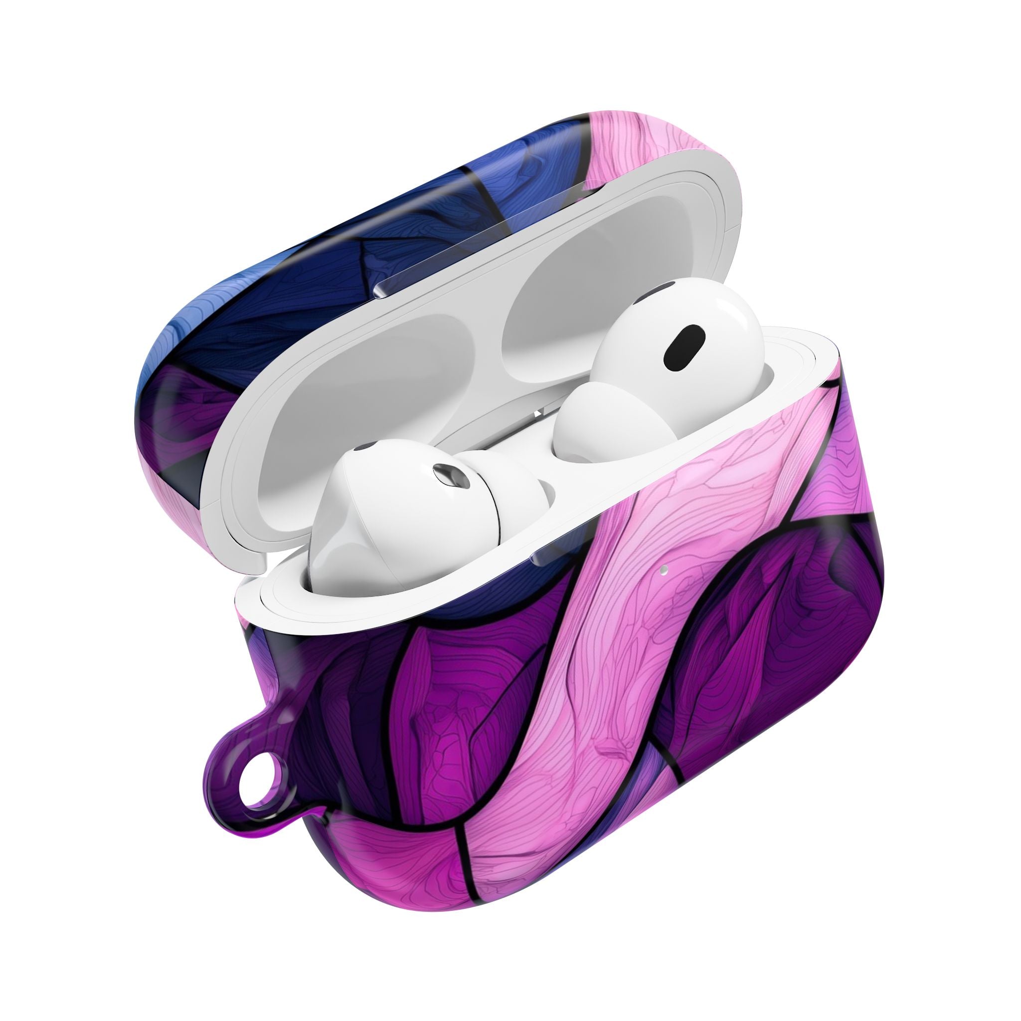 Purple Wavewood - AirPods Case