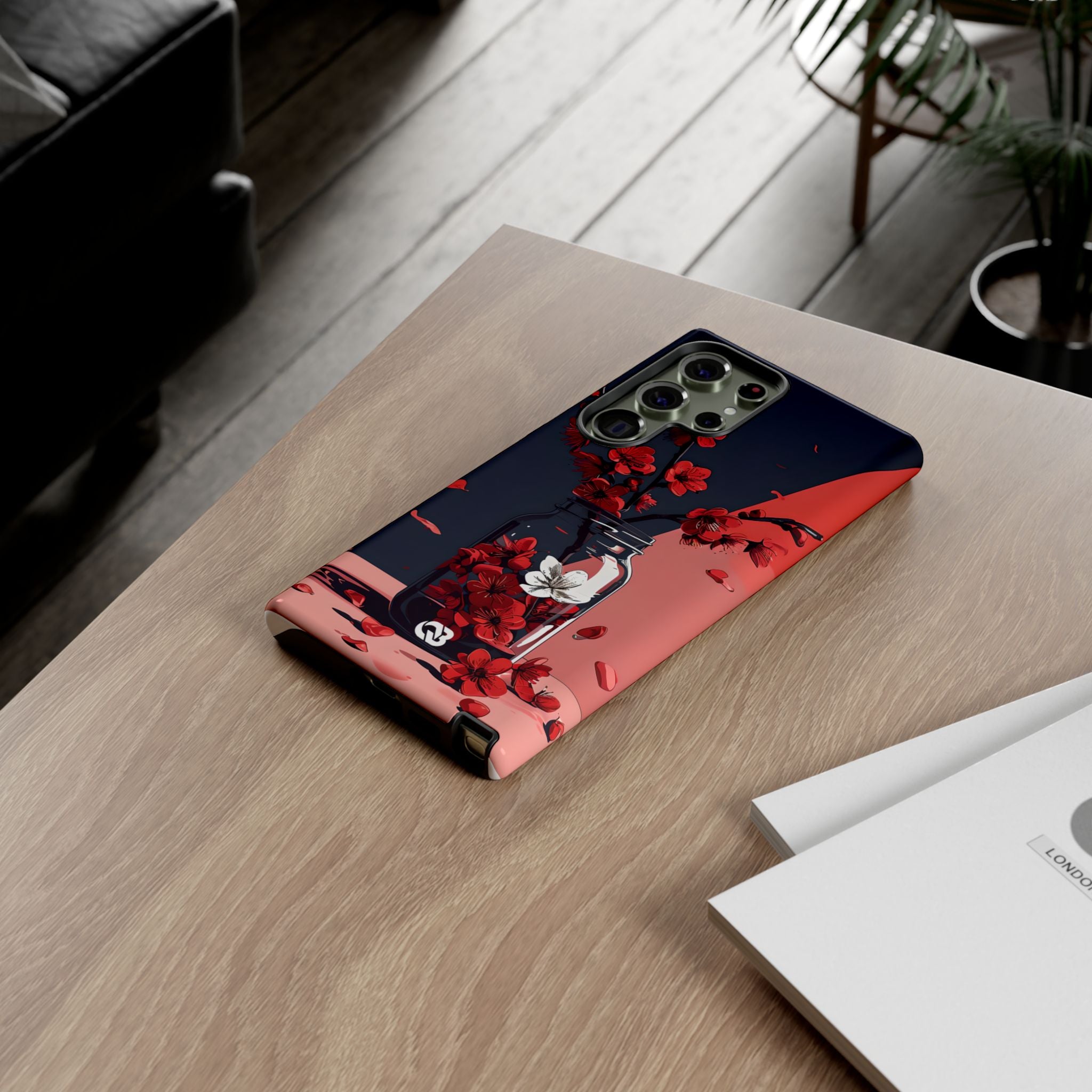 Crimson Blossom Jar · Tough etui na telefon Samsung