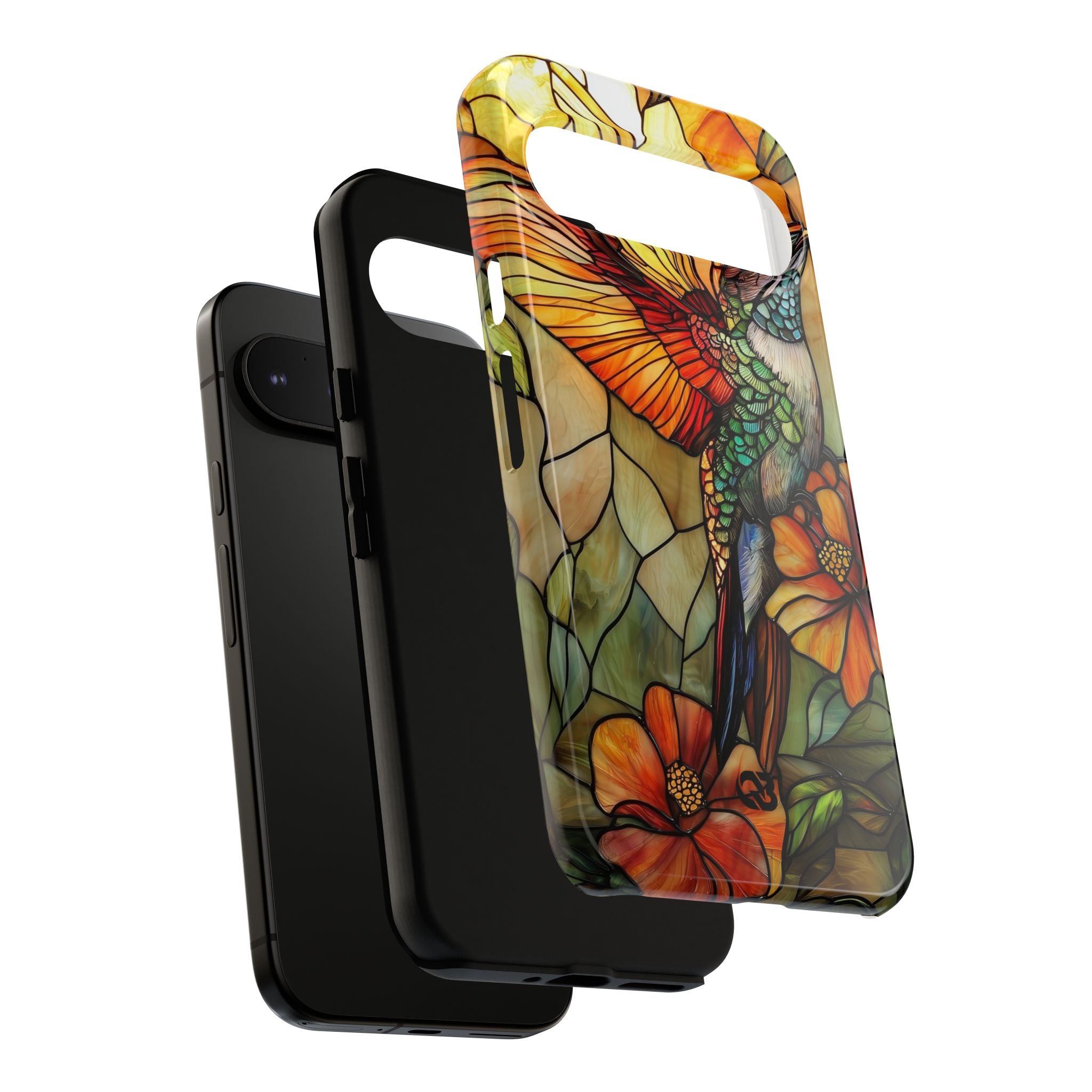 Amber Glass Hummingbird · Tough Phone Case for Google Pixel