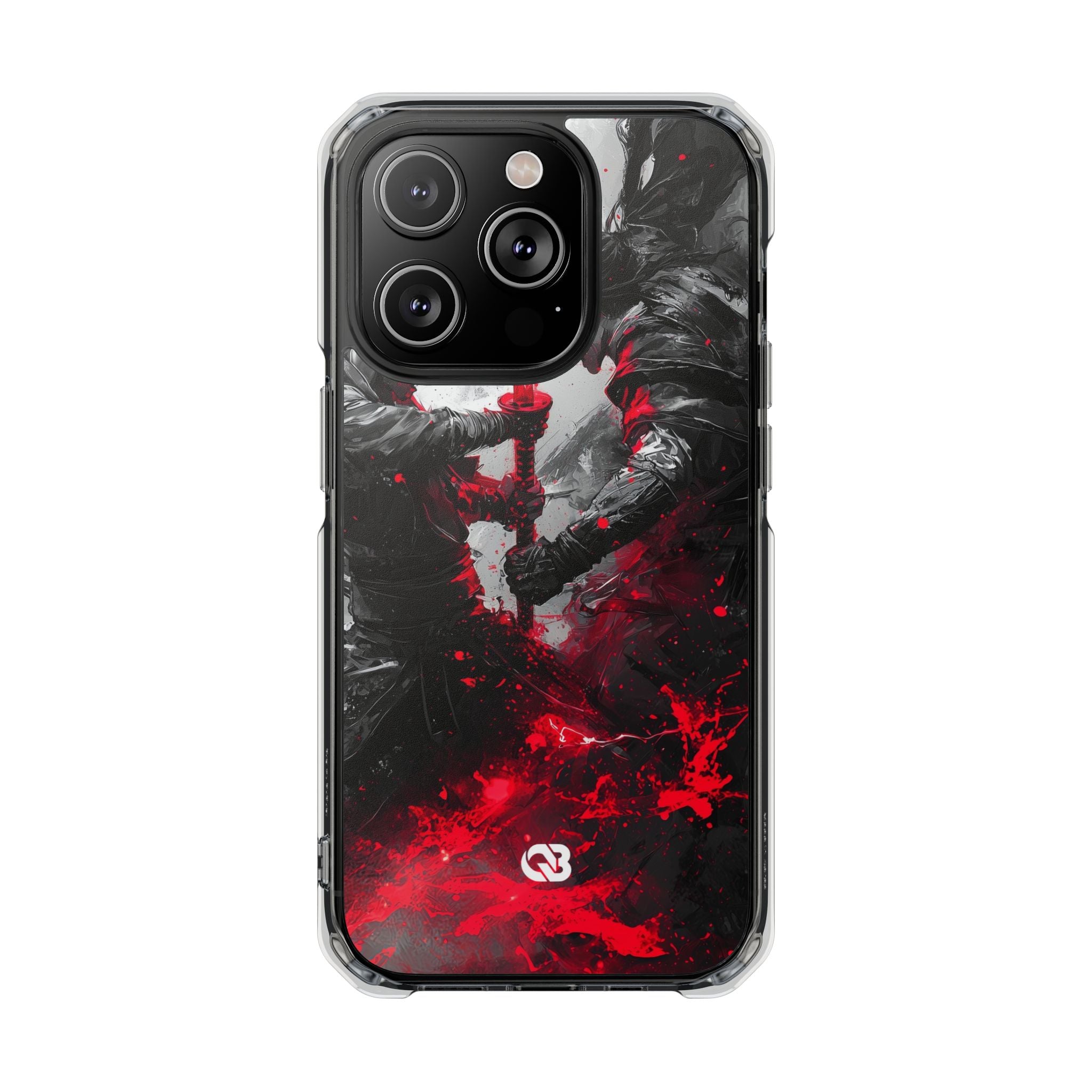 Shattered Crimson Duel · Impact Hoesje voor iPhone · Magsafe