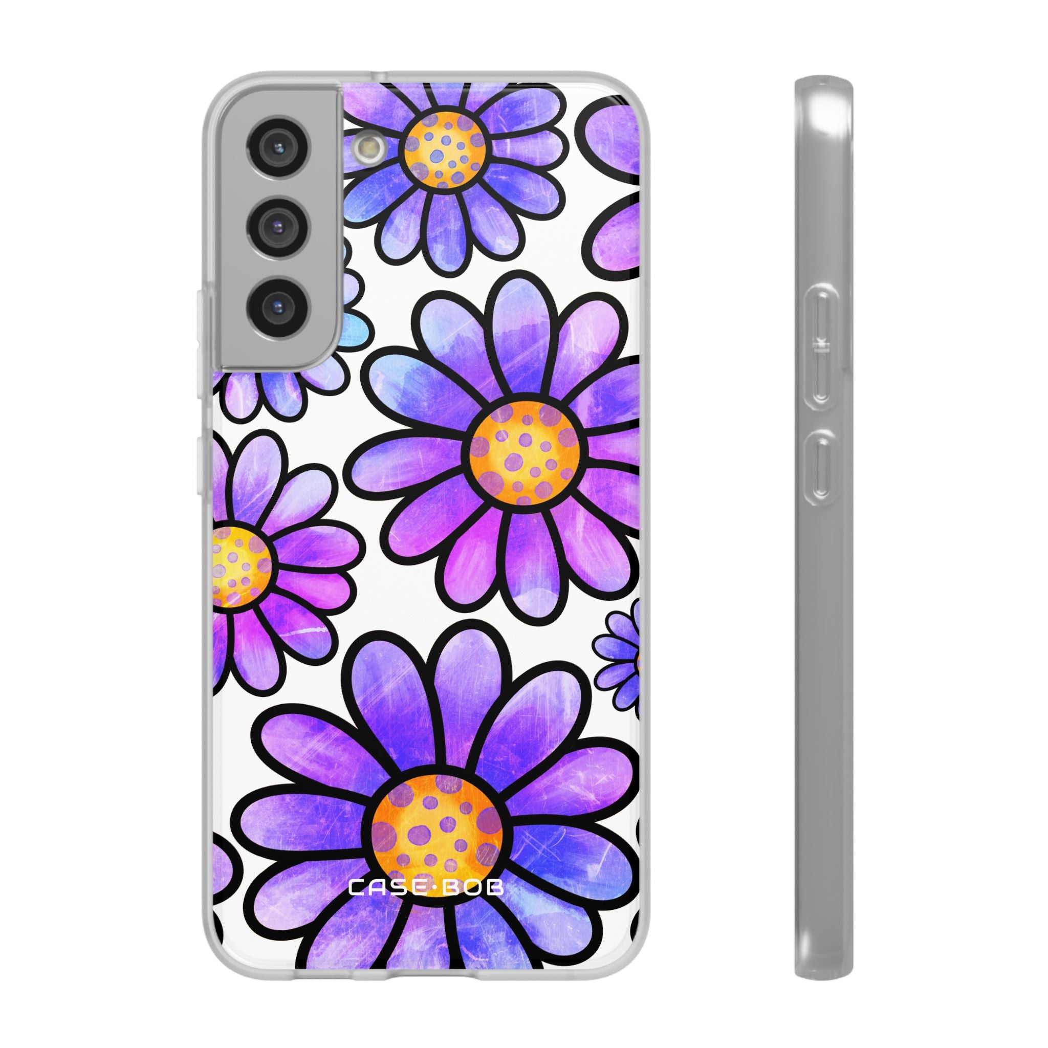 Polka Dot Blooms Samsung S22 Plus -pehmeä suojakotelo