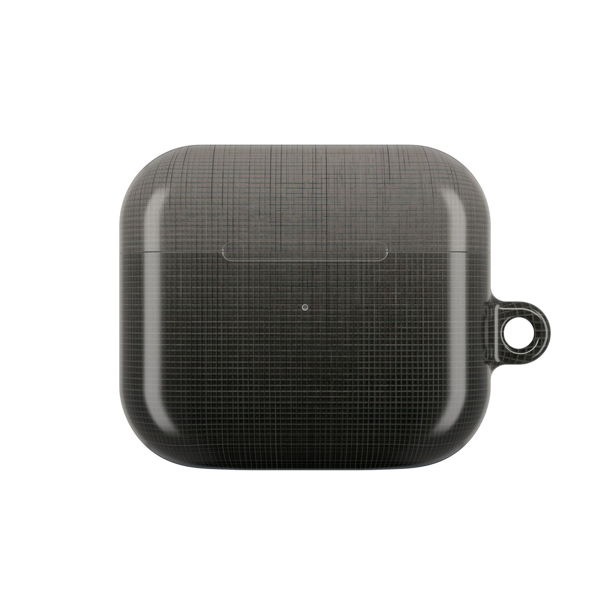 Monochrome Metric Grid · Hard Case for AirPods & AirPods Pro · Black