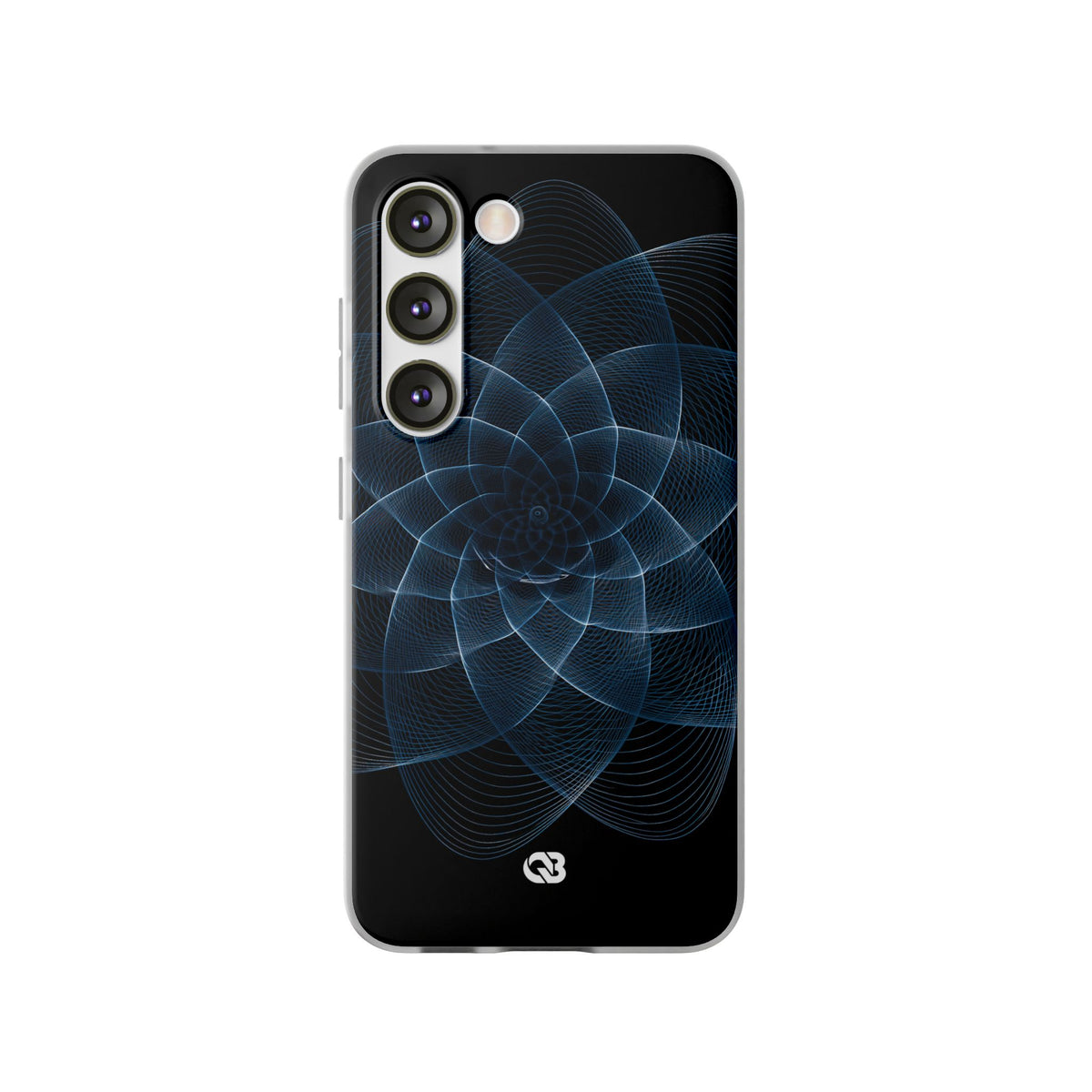 Blue Lite Phone Case for Samsung - Cobalt Geometric Bloom