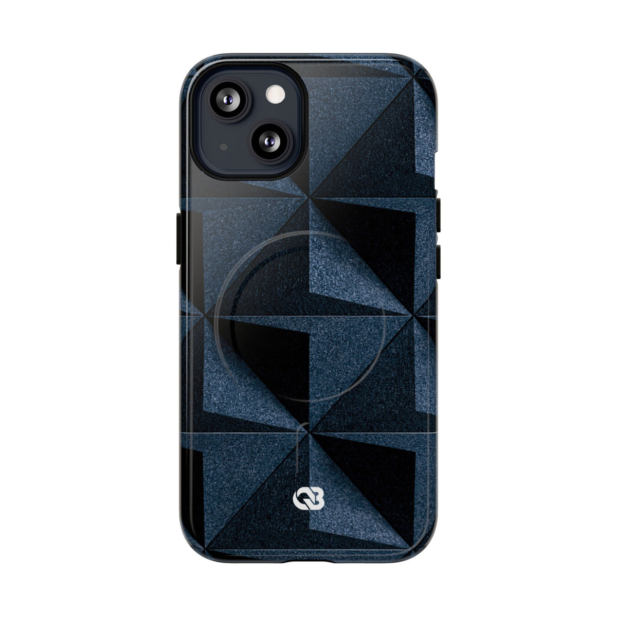 Faceted Slate · Tough 2.0 Magnetic Phone Case for iPhone · Blue