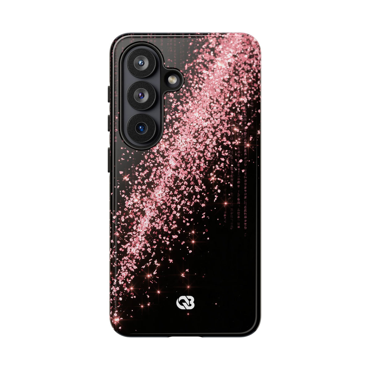 Rose Digital Cascade · Tough Phone Case for Samsung · Pink