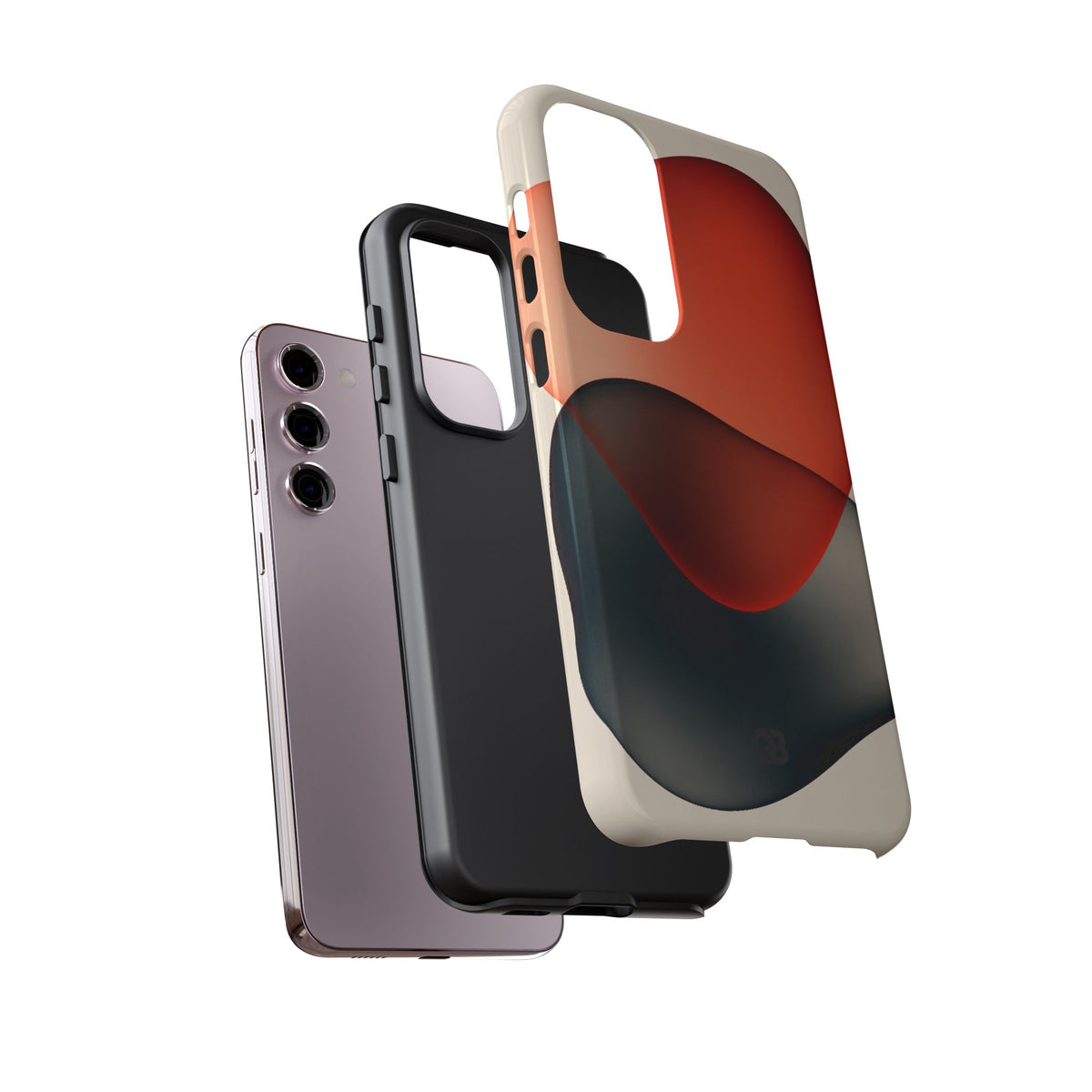 Translucent Crimson Form · Tough Phone Case for Samsung · Red