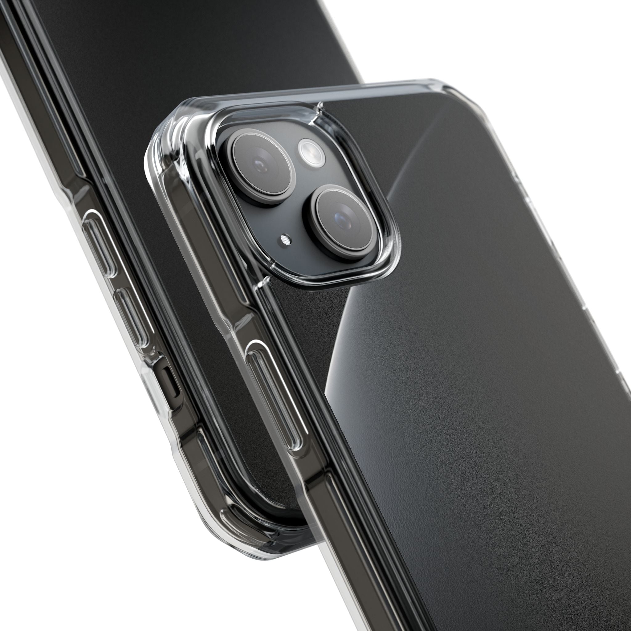 Black Impact MagSafe Phone Case for iPhone - Obsidian Lunar Arch