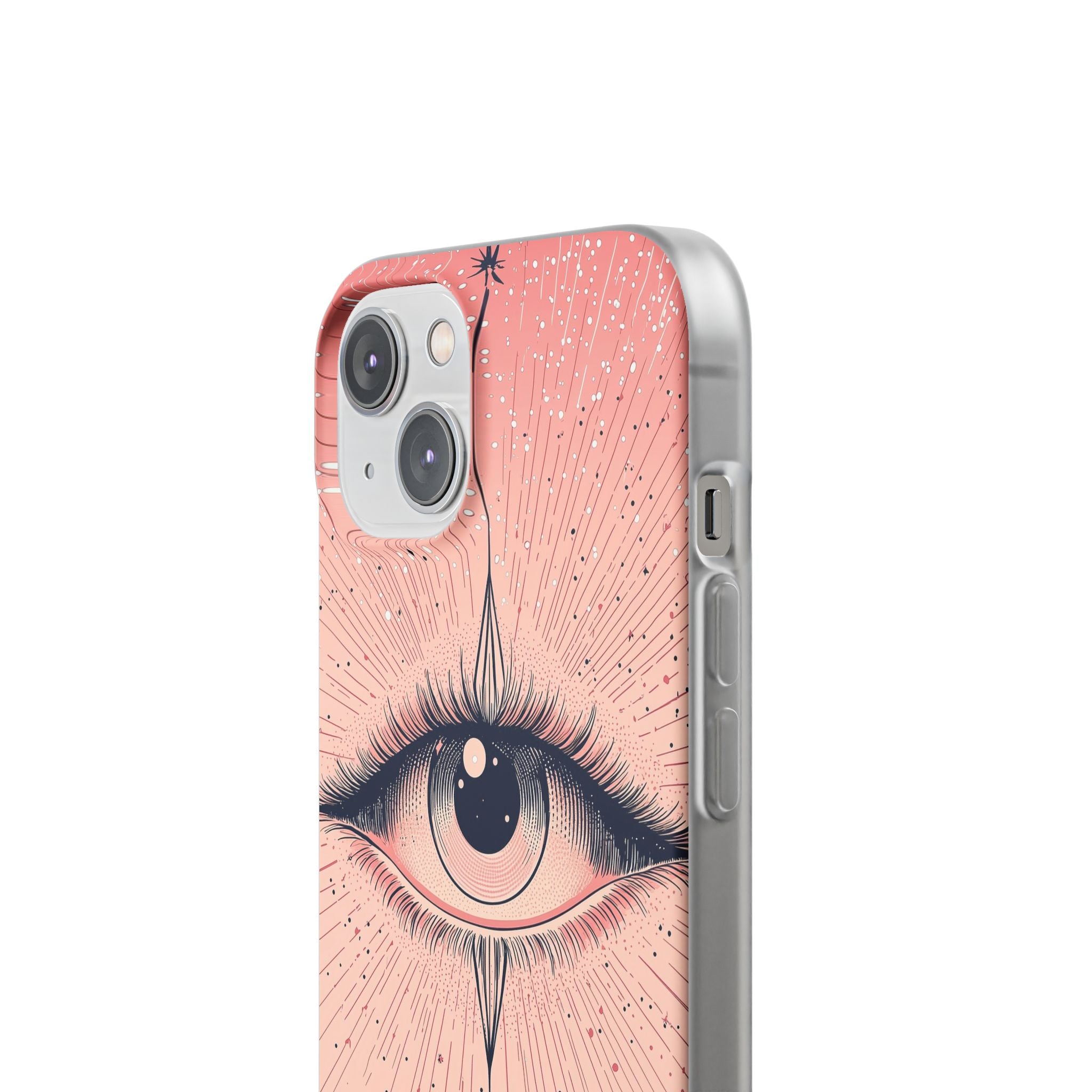 Obsidian Cosmic Gaze · Soft Phone Case for iPhone