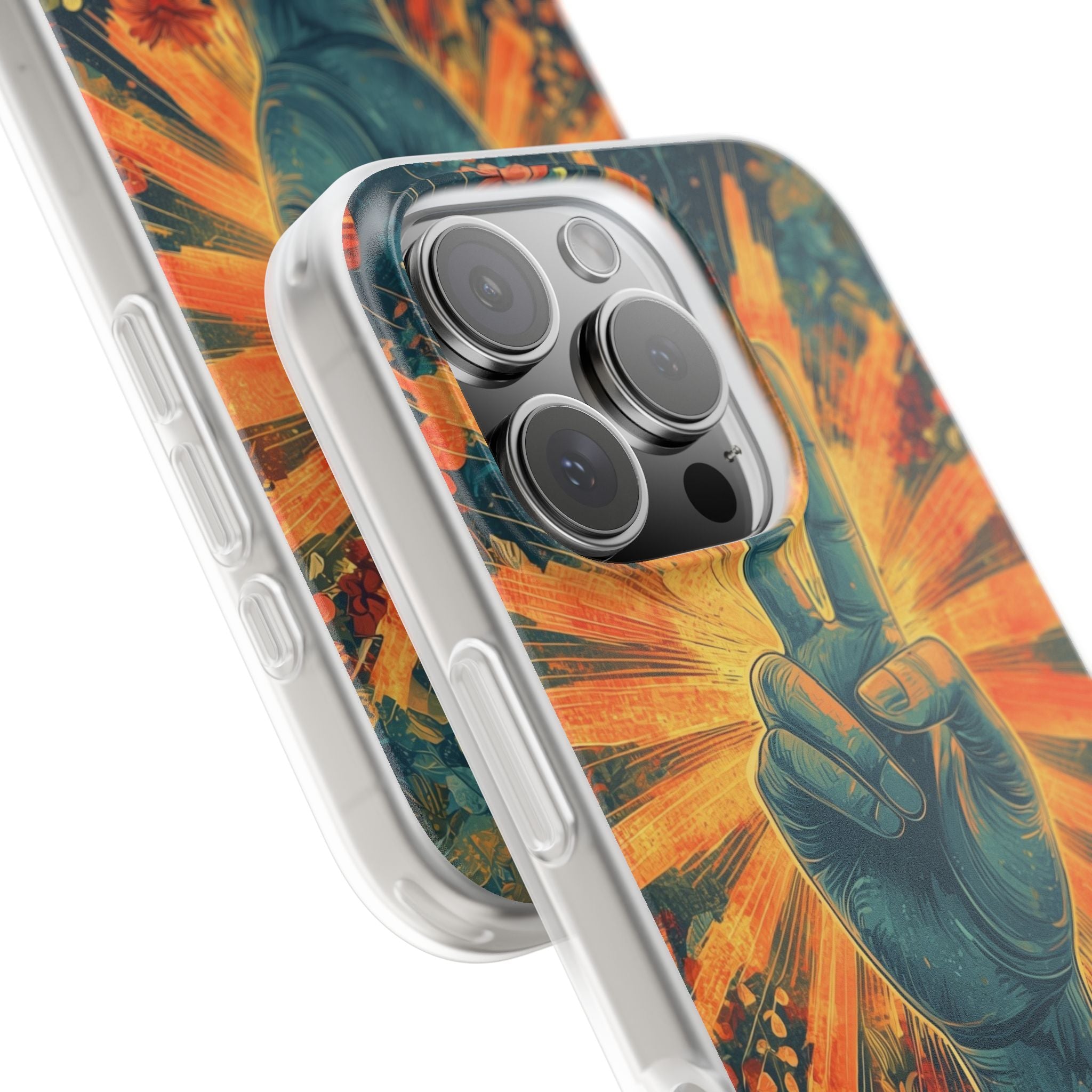 Radiant Peace Bloom · Soft Phone Case for iPhone